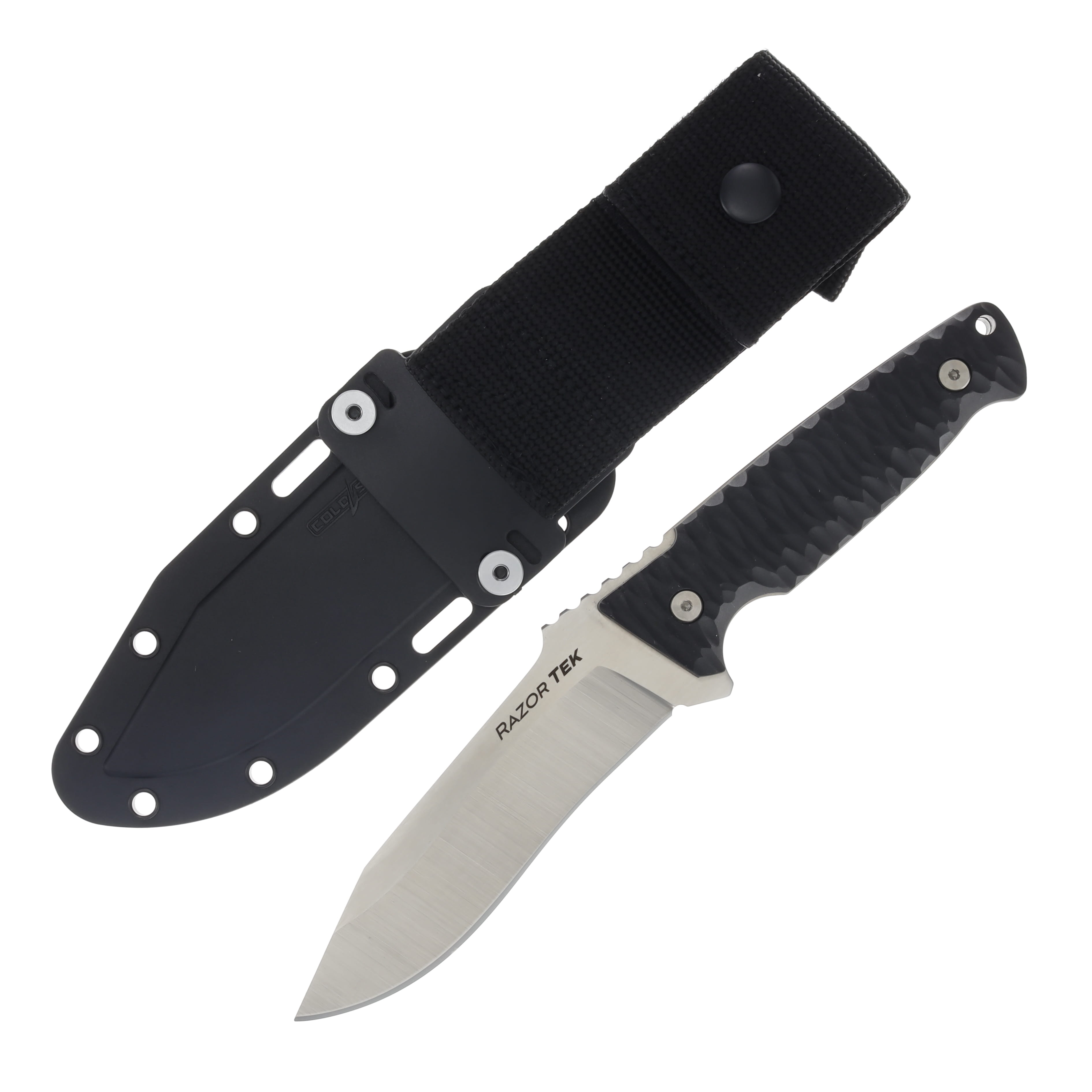 Cold Steel Razor Tek Fixed Blade Knife 5in Satin Recurve Drop Point CSFX5RZR View 2