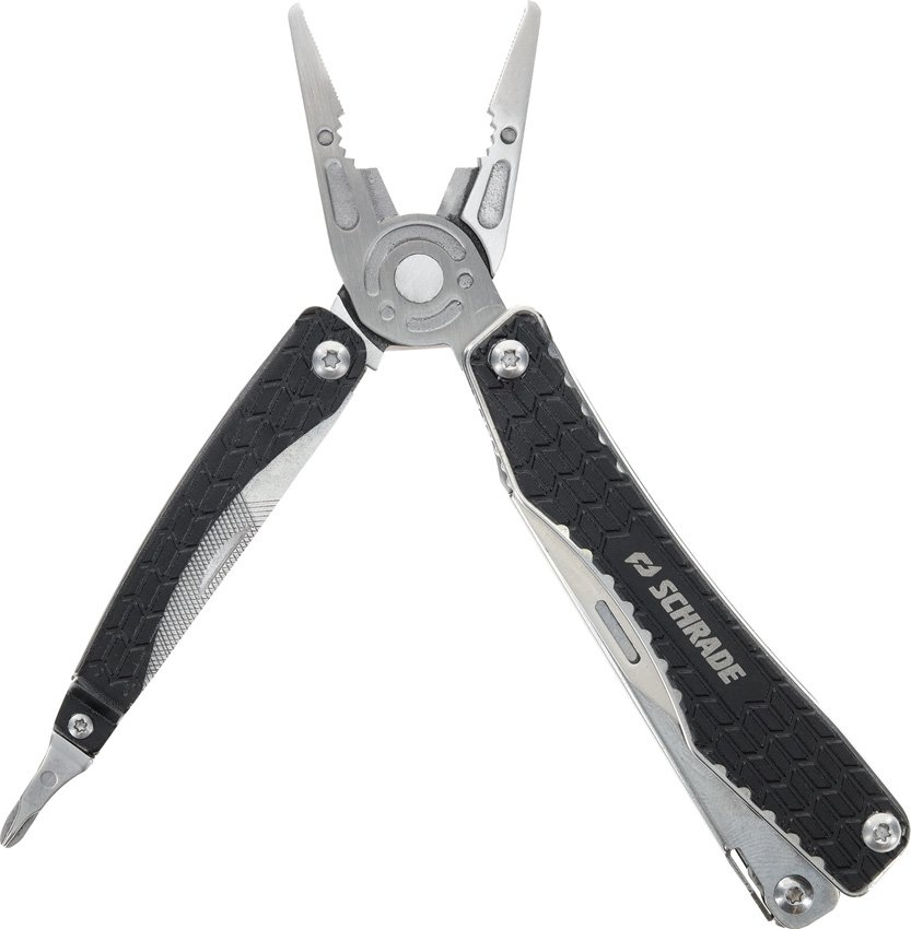 Schrade Delta Class Clench Multi-Tool 2Cr13 Stainless Steel 1182532 View 1