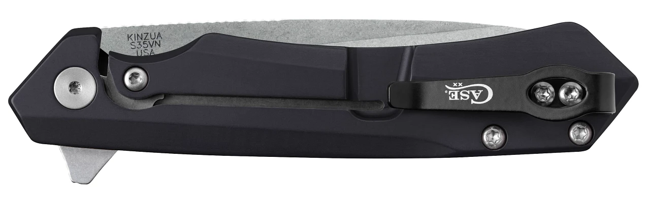 Case Kinzua Folding Knife Black Spear Point CA64662 View 4