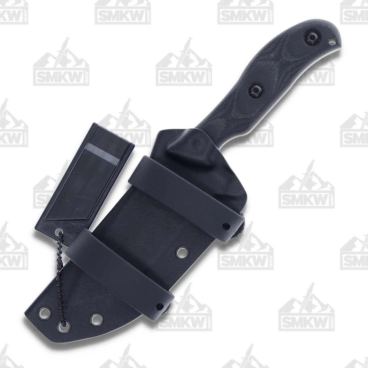 TOPS Silent Hero 4 Fixed Knife 4.25in Plain Sniper Gray Hunters Point TPHERO401 View 6