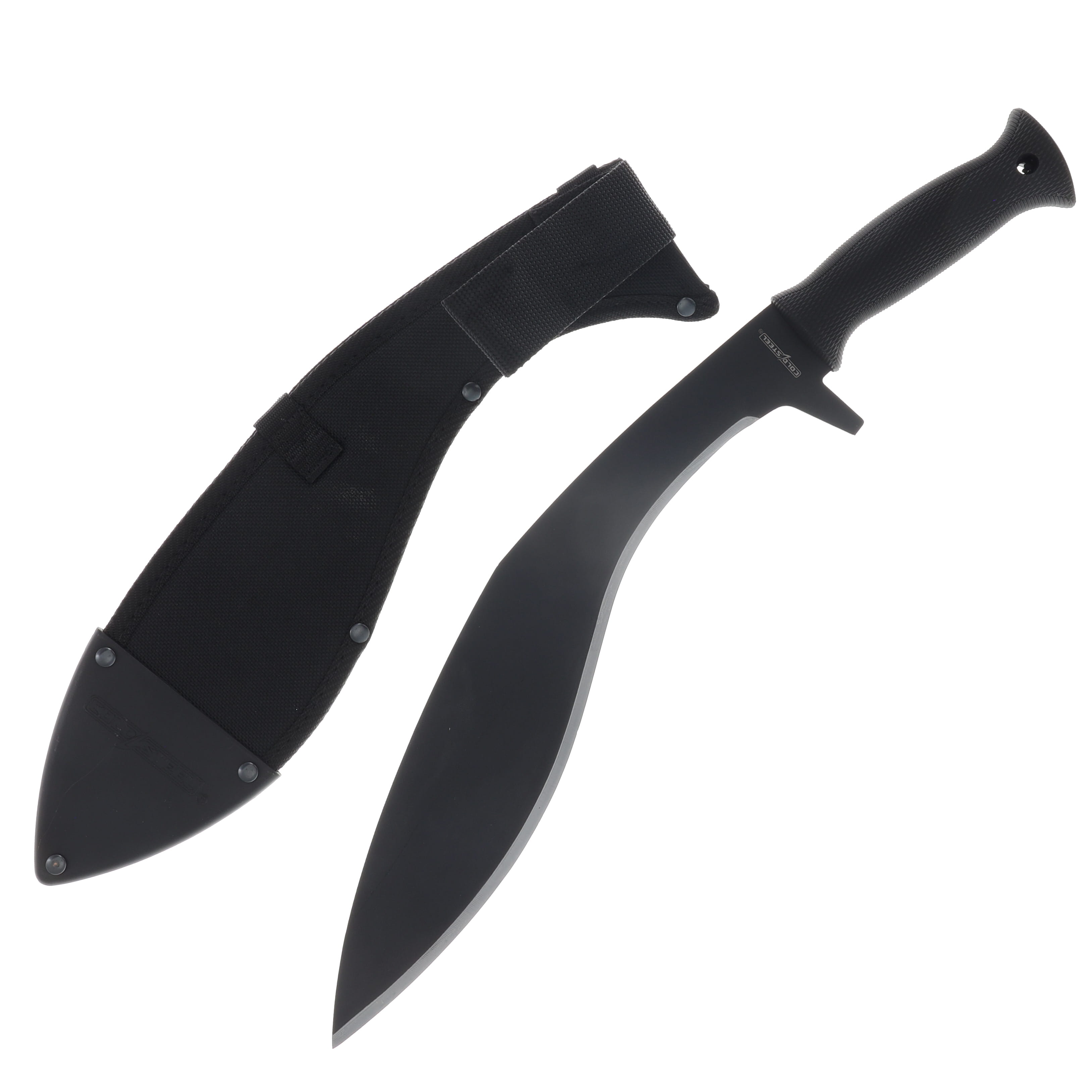 Cold Steel Kukri Plus Machete Black 13in Plain Blade 97KMPS CS97KMPS View 1