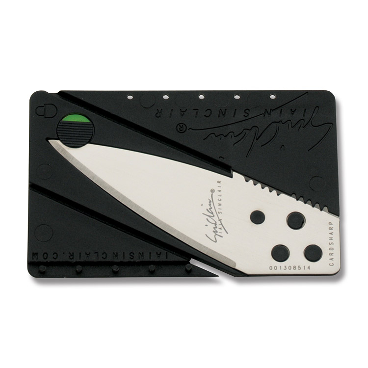 Iain Sinclair Cardsharp Credit Card Folding Safety Knife Satin IS1 View 3