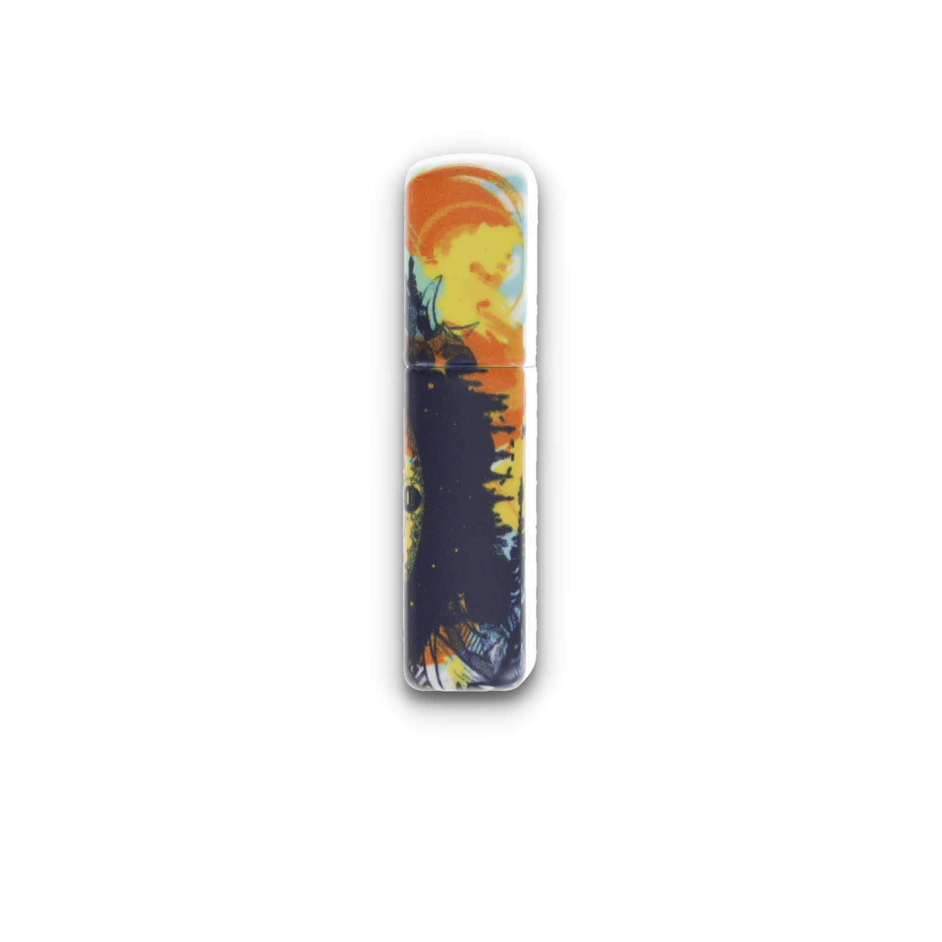 Zippo Compass Glow in Dark Green Lighter ZP49805 View 6