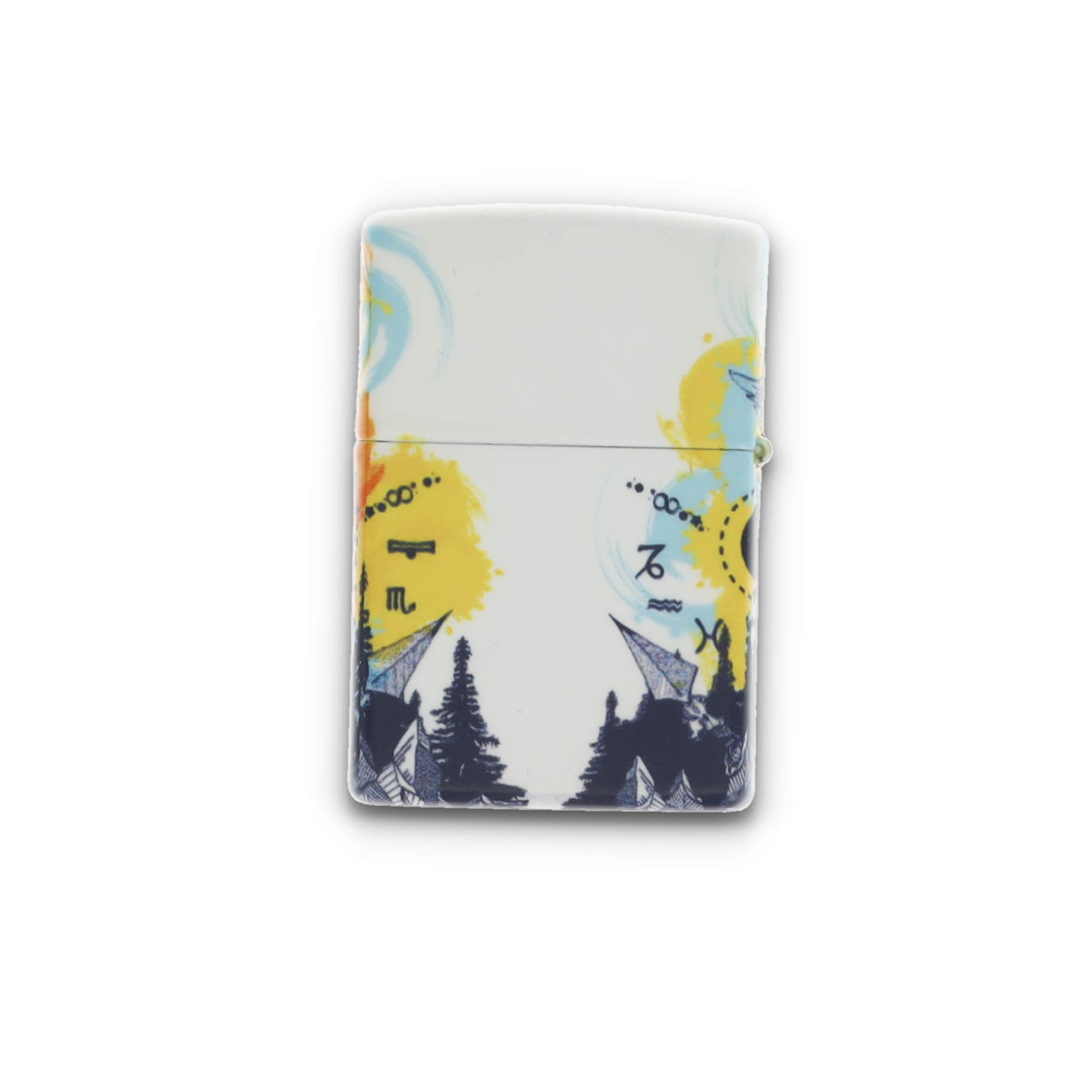 Zippo Compass Glow in Dark Green Lighter ZP49805 View 2