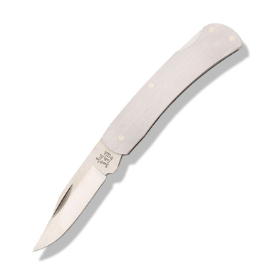 Bear & Son Executive Folding Knife 2.25in Plain Stainless Steel View 1