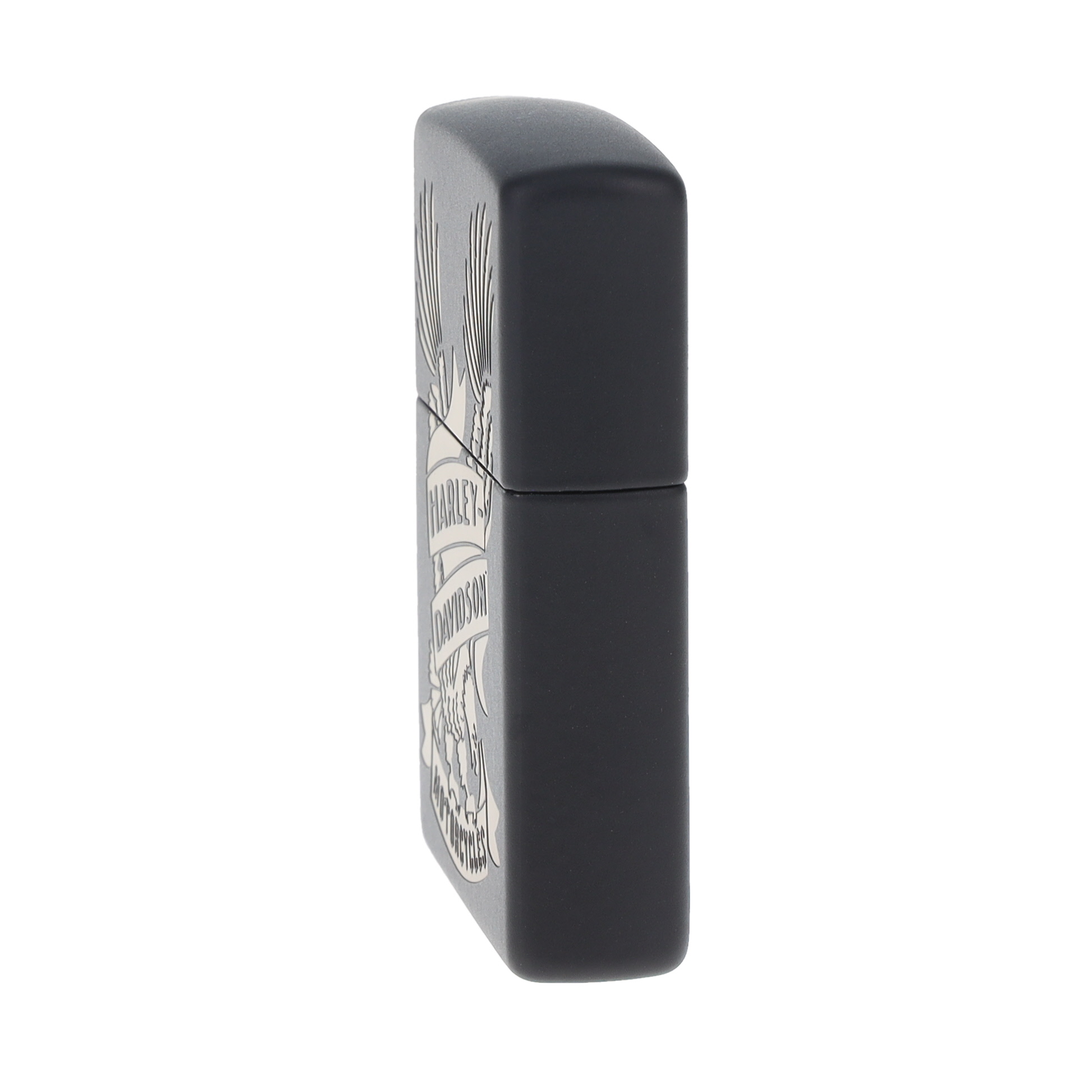 Zippo Lighter Harley Davidson Eagle Tattoo Design Black Matte ZP49826 View 8