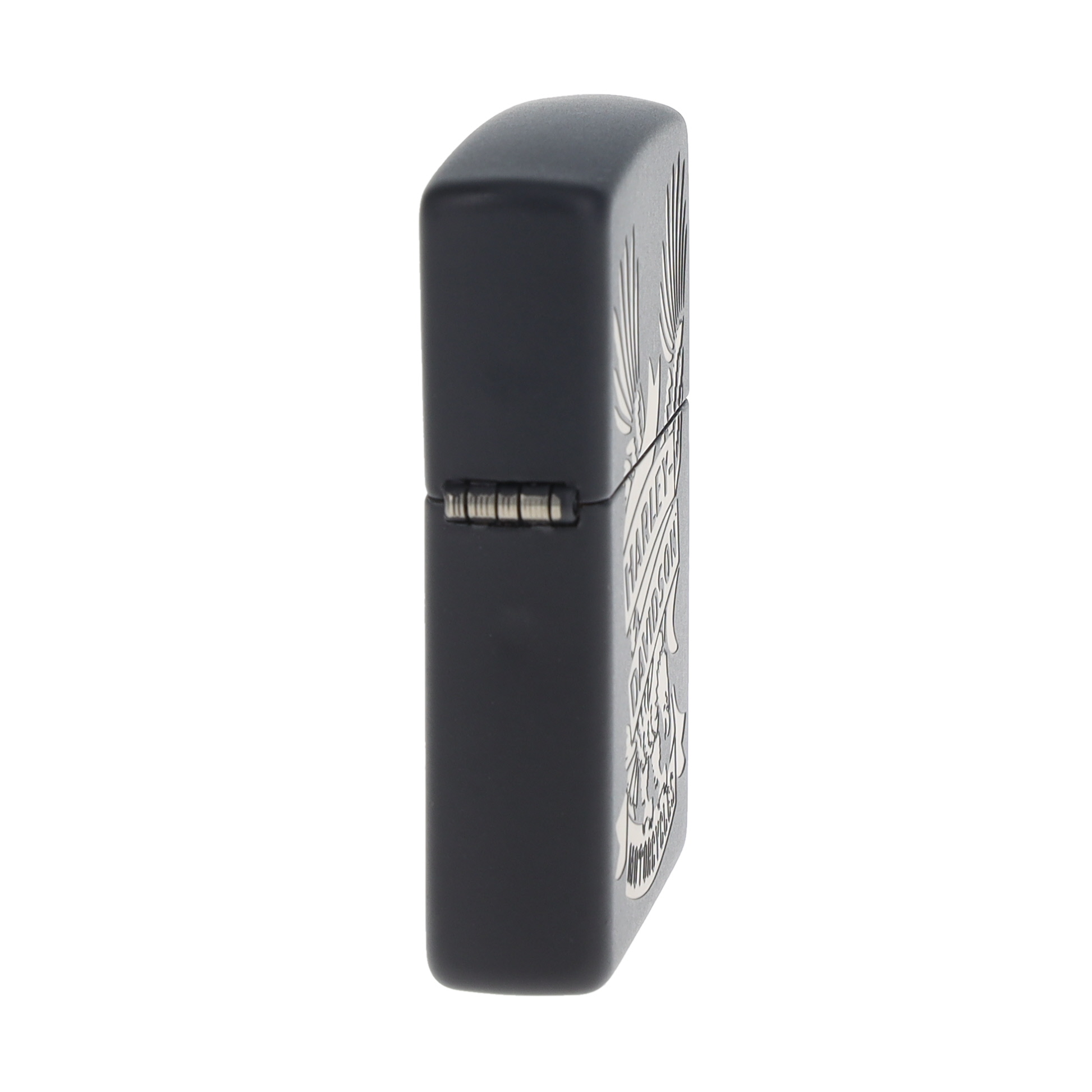 Zippo Lighter Harley Davidson Eagle Tattoo Design Black Matte ZP49826 View 4