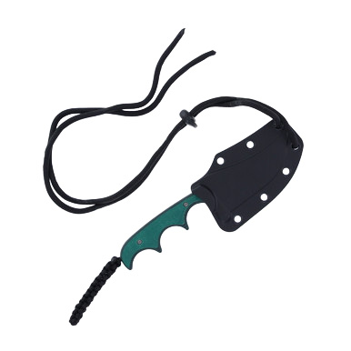 CRKT Minimalist Persian Fixed Blade Green Micarta 2.75in Bead Blast Knife CR2379 View 5