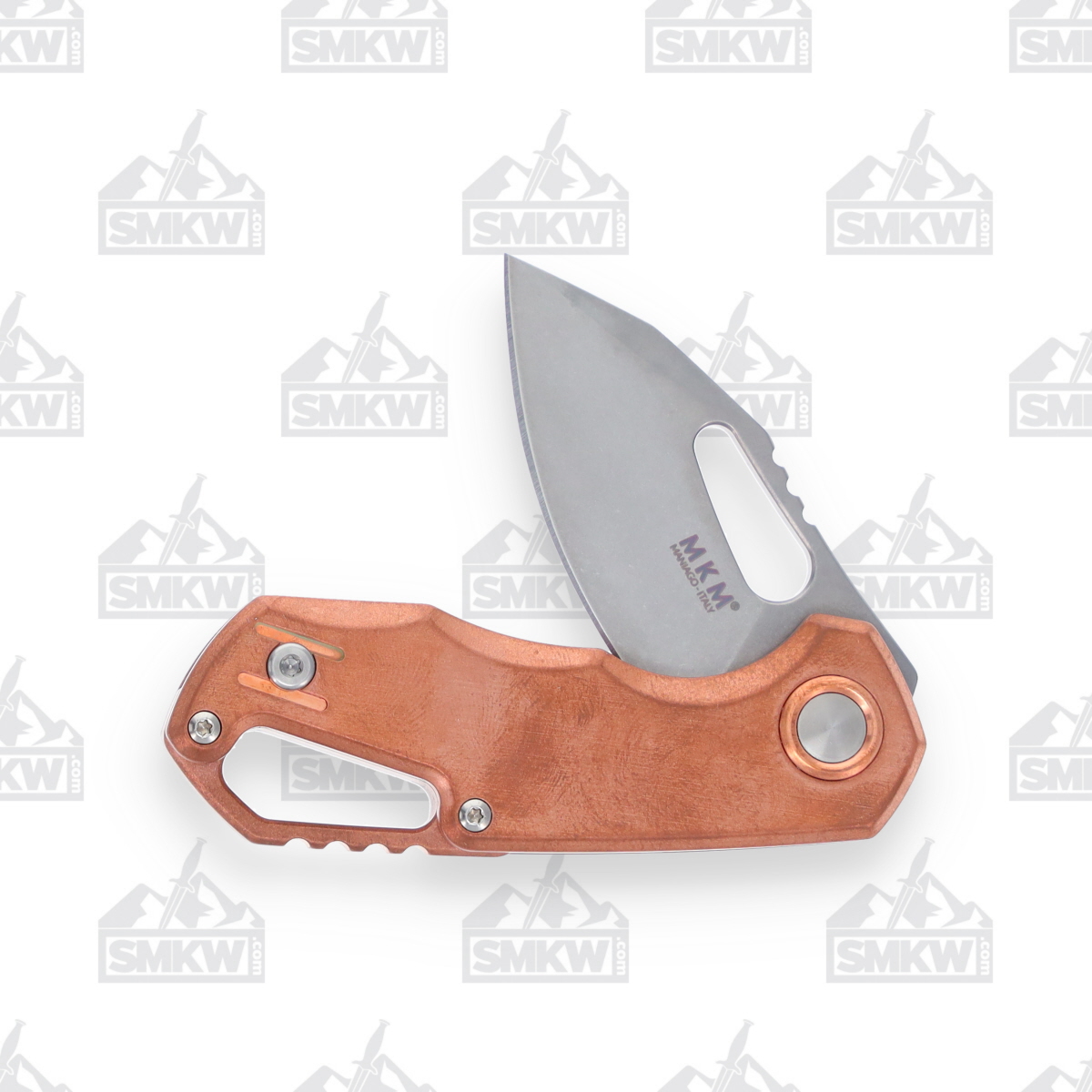 MKM Isonzo Folding Knife Clip Point Copper SMKW Exclusive MKFX033CO View 2