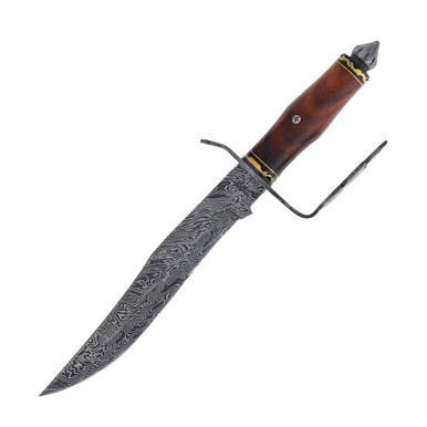 Frost Valley Forge Rosewood Damascus Fighter View 1
