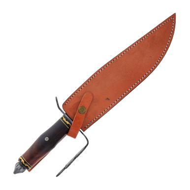 Frost Valley Forge Rosewood Damascus Fighter View 3