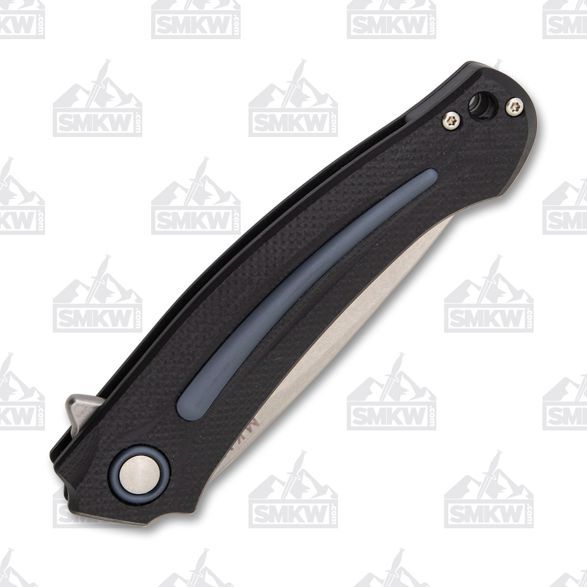 MKM Knives Arvenis Burnley Folding Knife 3.35in Stonewash Drop Point MKFX01MGGY View 7