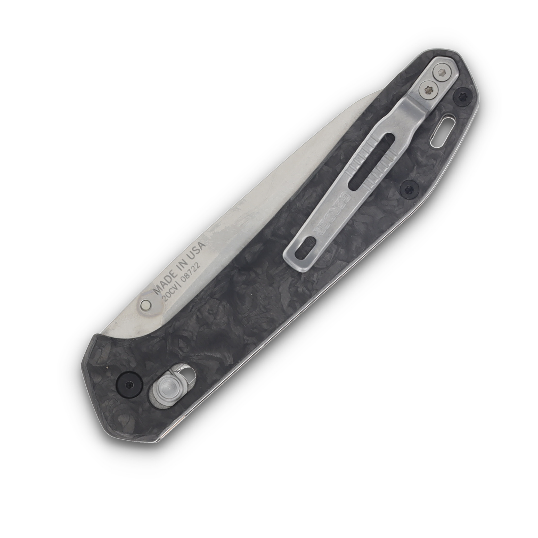 Gerber Savvy Carbon Fiber Folding Knife 3.5in Satin Wharncliffe Blade G1846 View 6