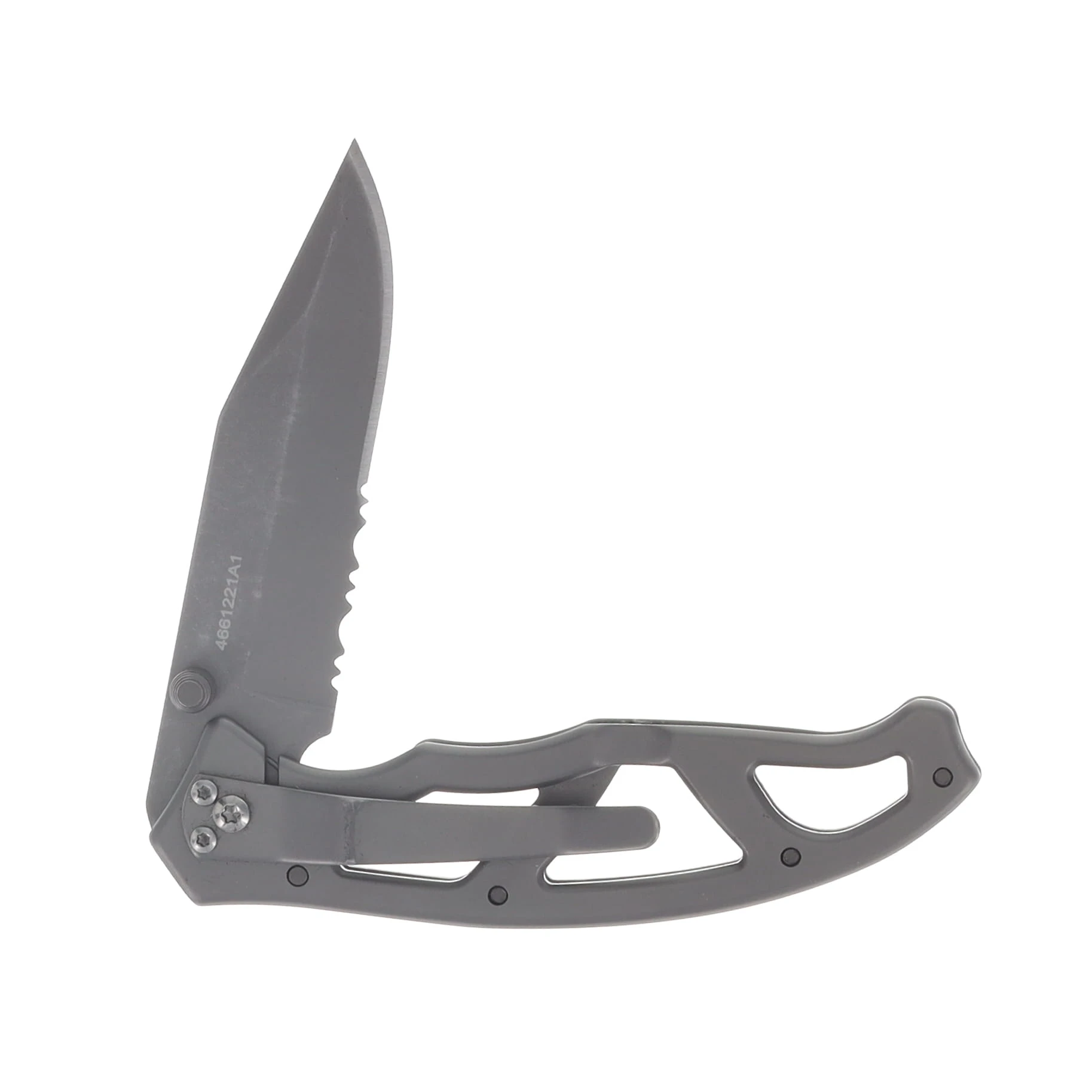 Gerber Paraframe I Folding Knife 3.01 Part Serr Clip Point Blade G8445 View 4
