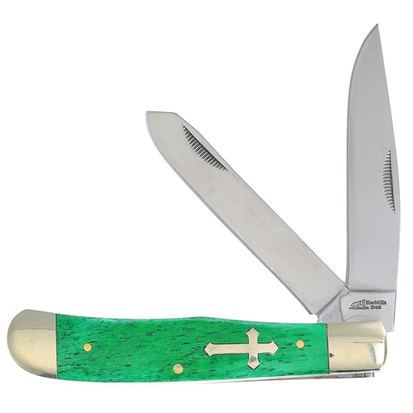 Frost Black Hills Green Smooth Bone Cross Trapper View 1