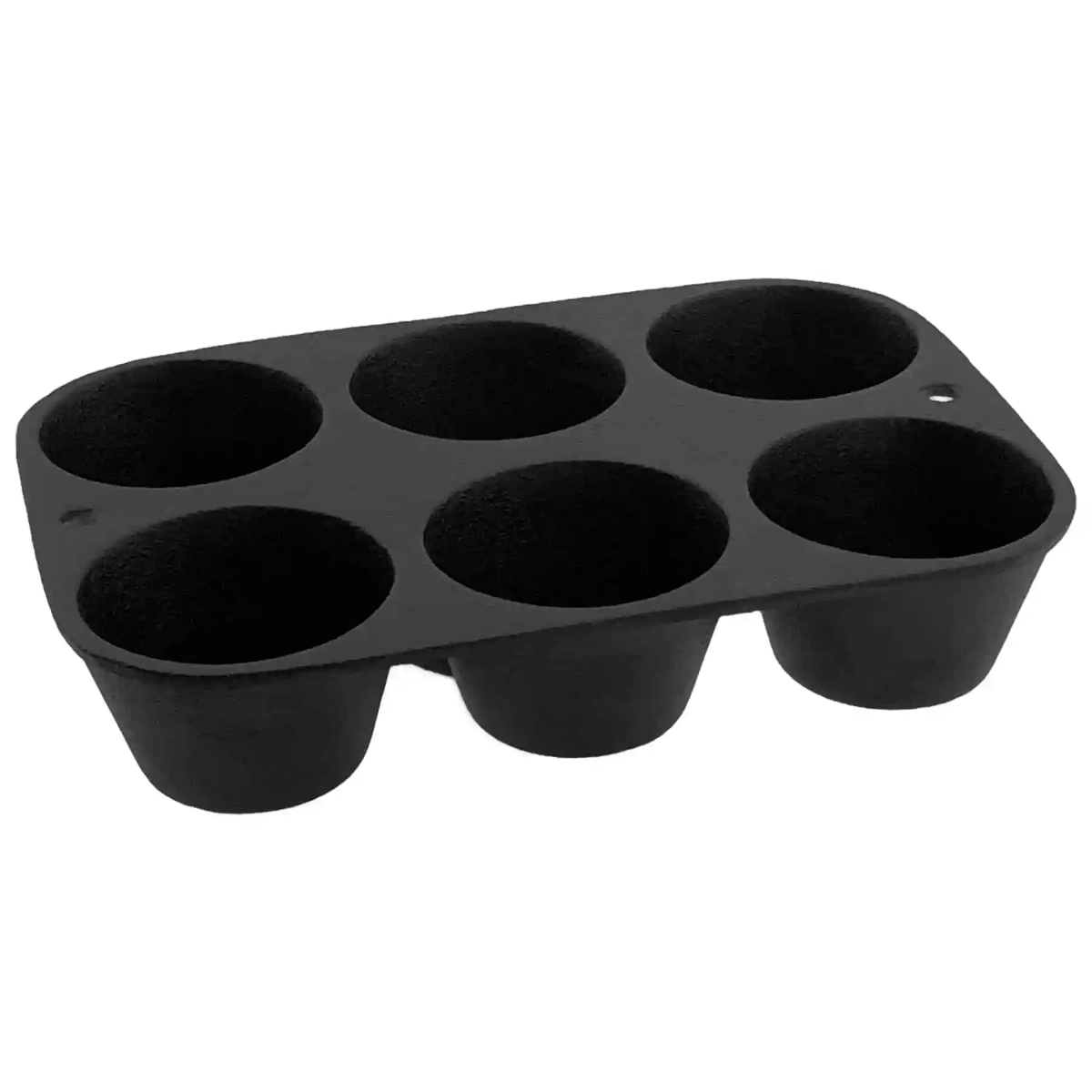 Old Mountain 6 Impression Cast Iron Muffin Pan | Pre-Seasoned OM10122 View 1