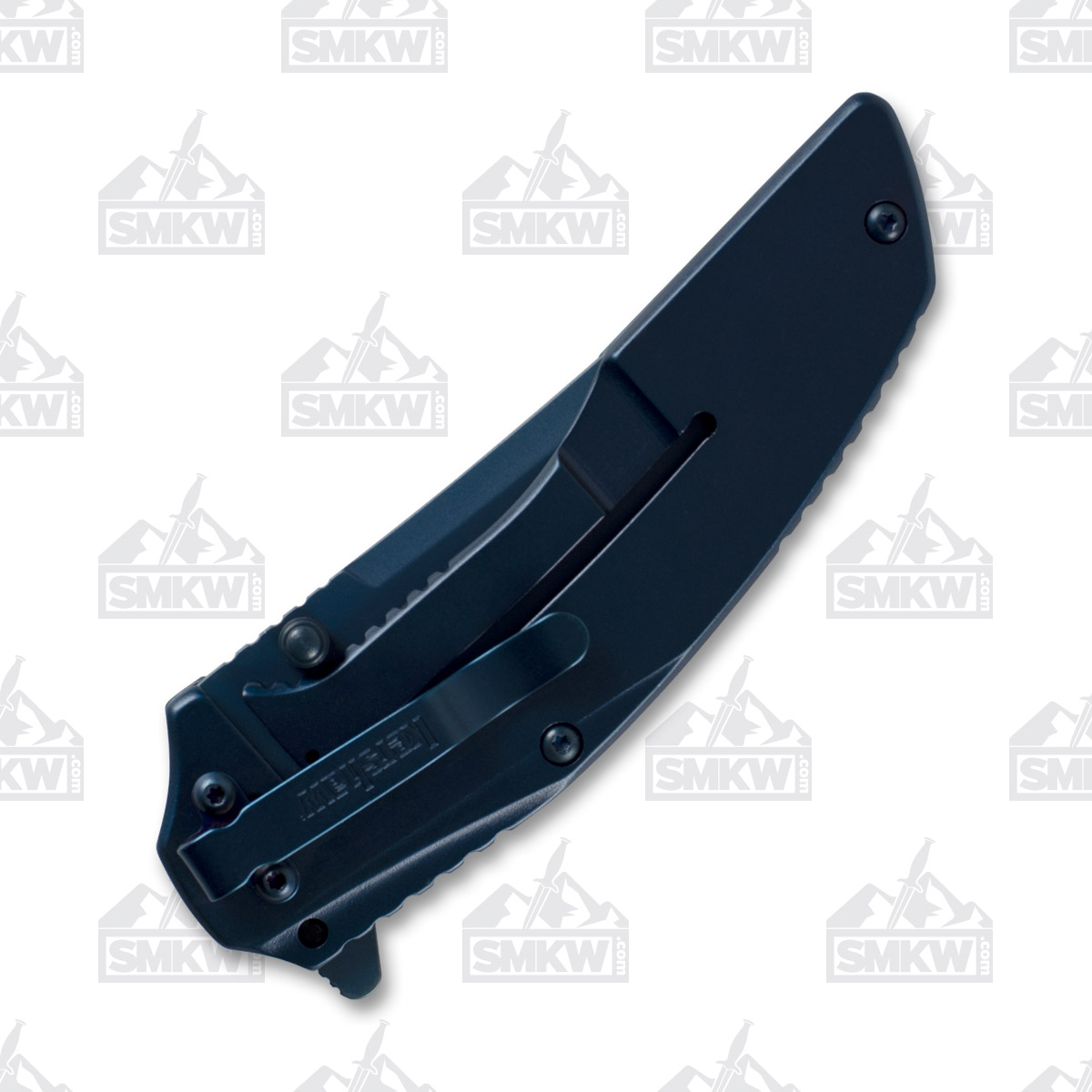 Kershaw Outright Blue and Black 3 Inch Plain Blue PVD Trailing Point KS8320 View 3