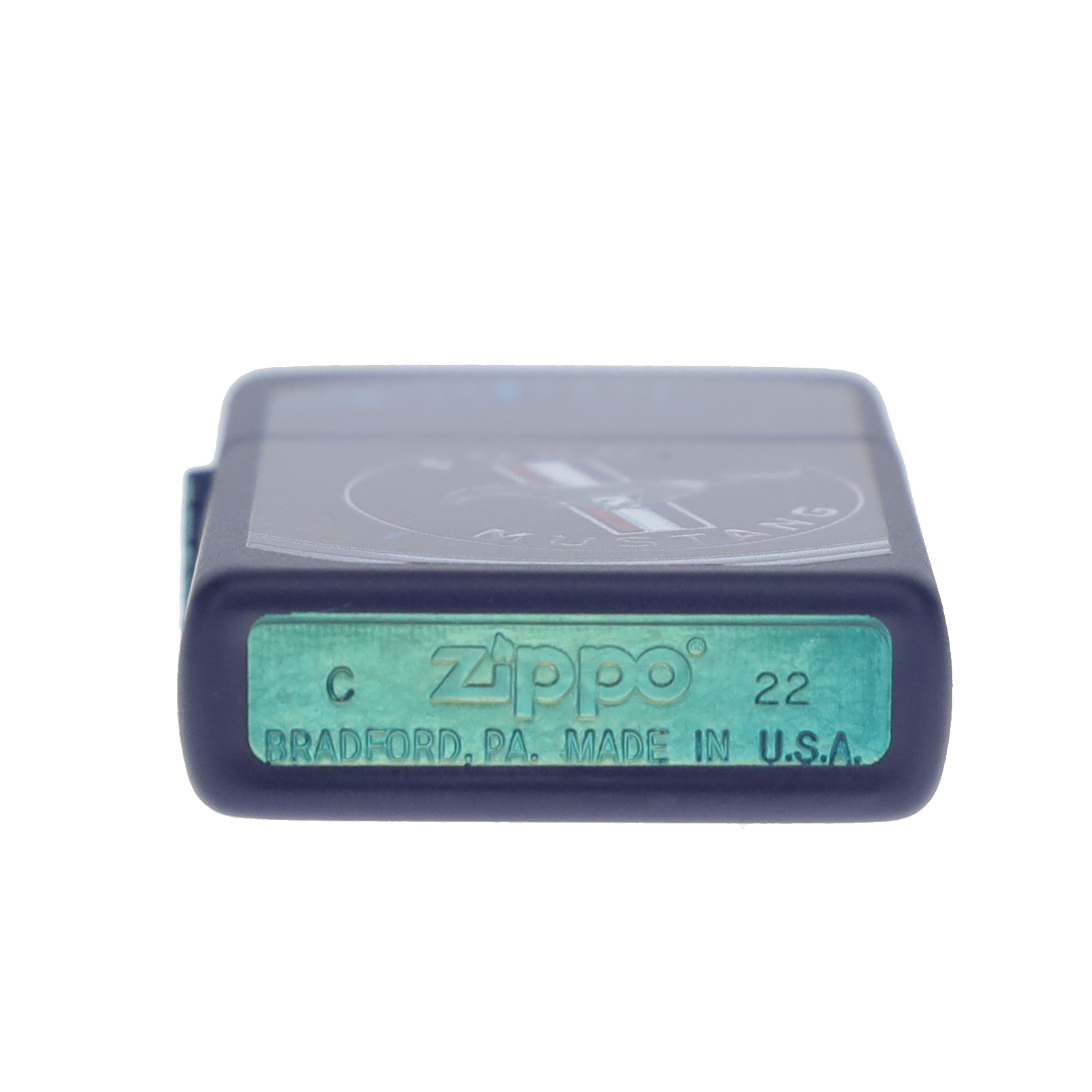 Zippo Lighter Ford Mustang Navy Matte ZP018470 View 7