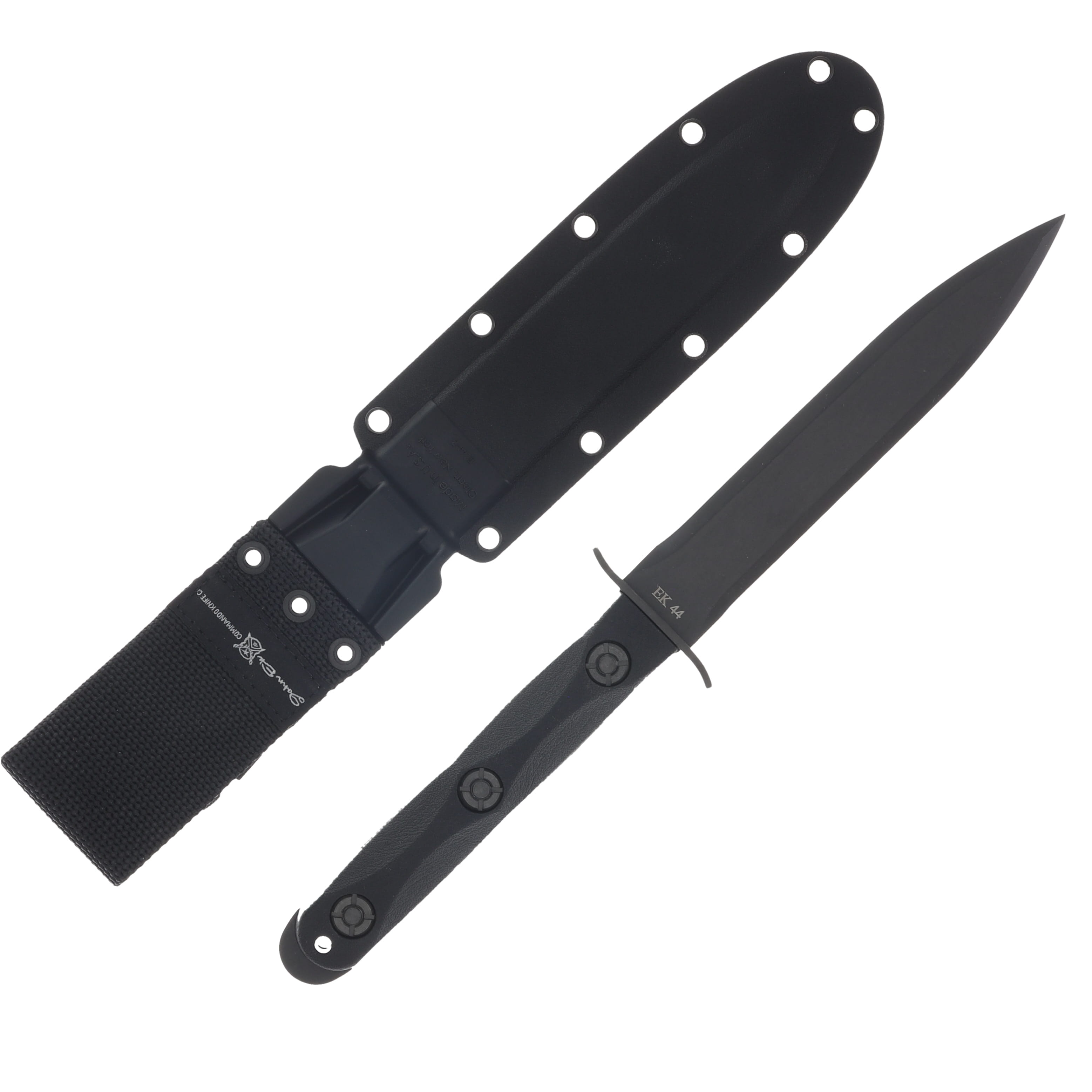 KA-BAR John Ek Commando Ek Model 4 Fixed Blade 6.62in Double Edge Dagger KAEK44 View 2
