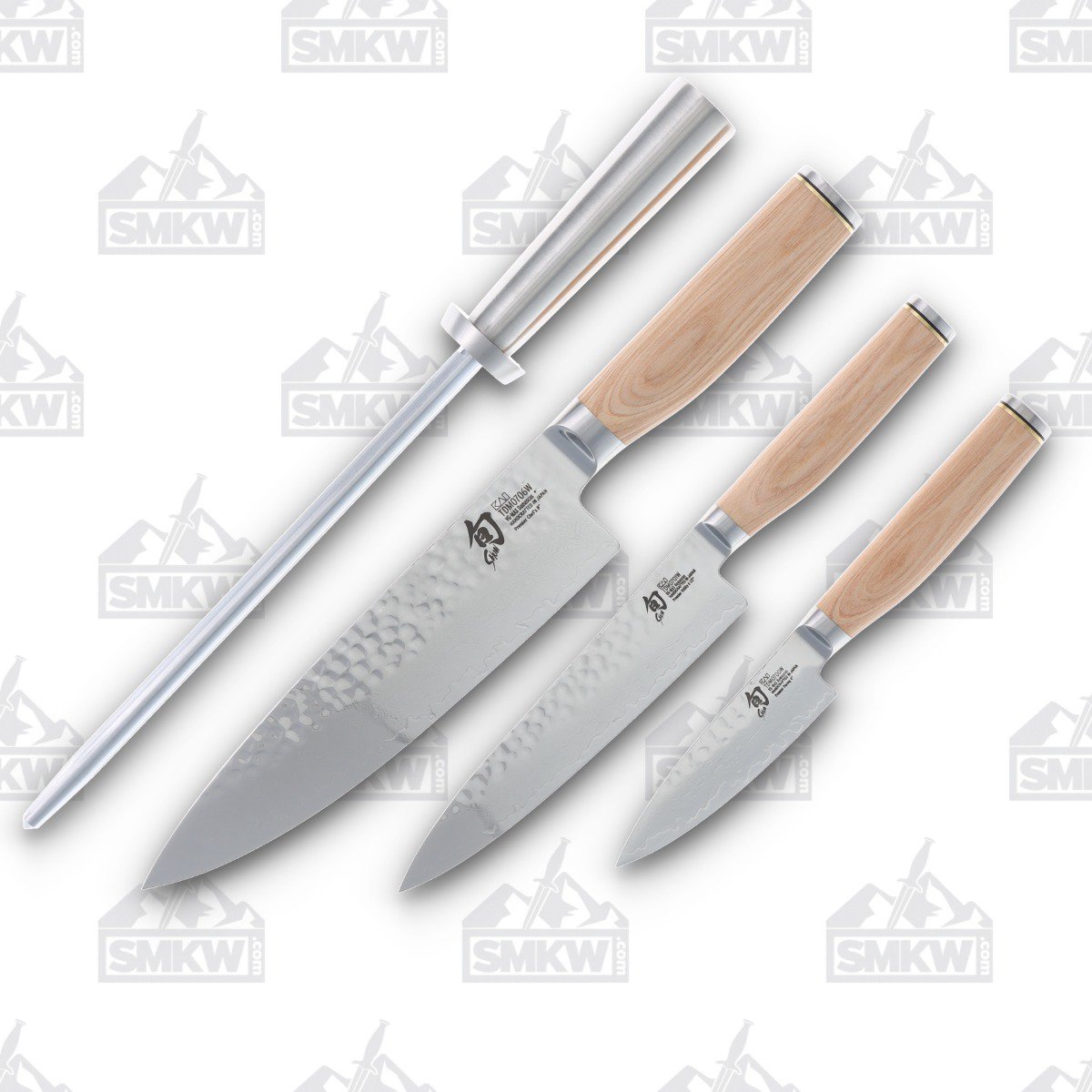 Shun Premier Blonde 5pc Knife Block Set STDMS0540W View 1
