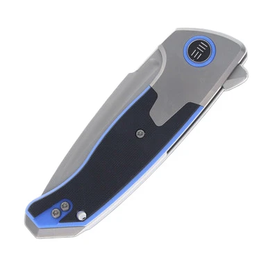 We Knife Co Press Check Grey Titanium WKC20078A2 View 7