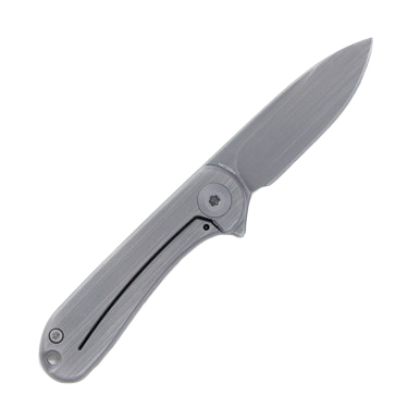 CIVIVI Mini Elementum Brass 1.83 Inch Plain Hand Rubbed Drop Point WKCC18062Q1 View 2