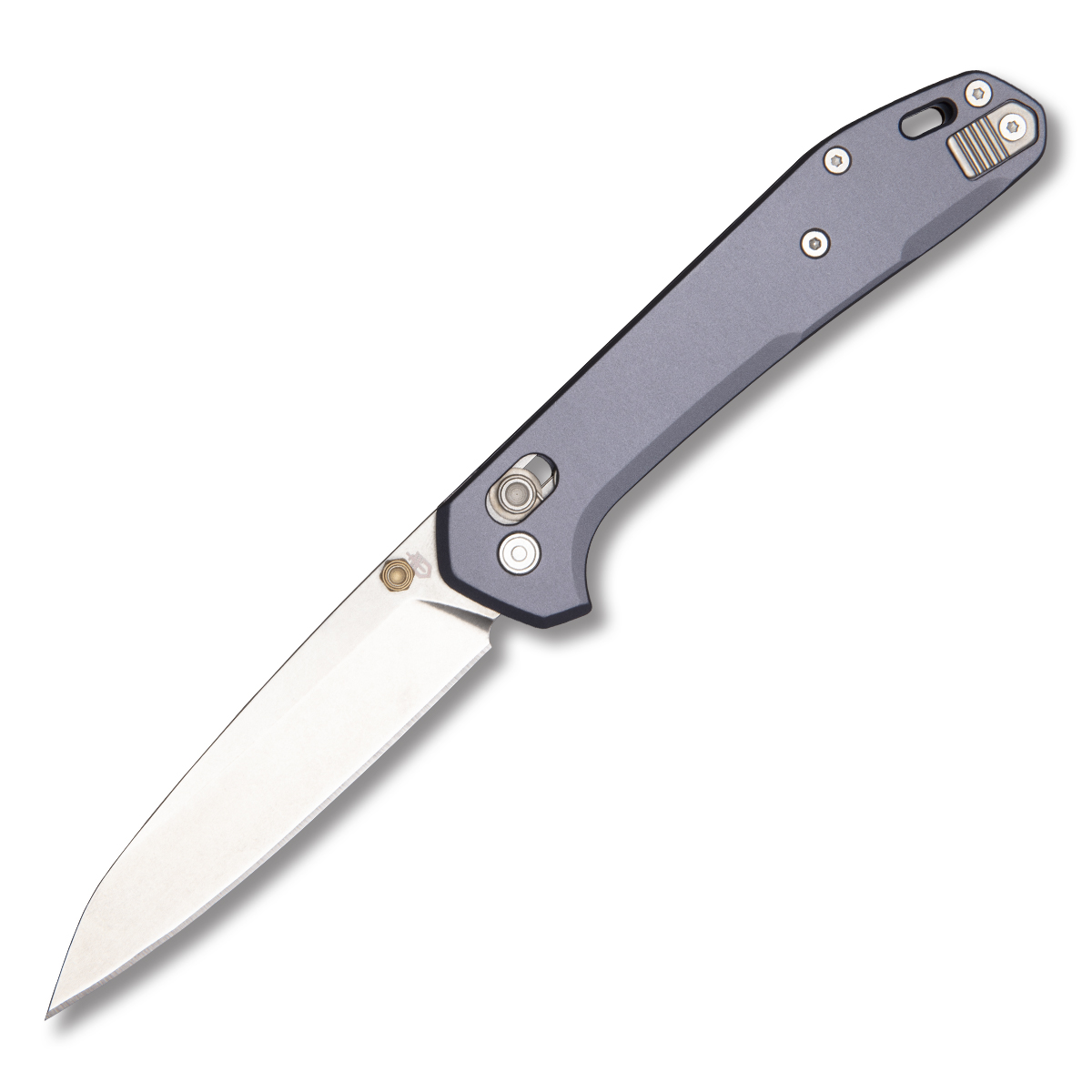 Gerber Savvy Urban Blue Folding Knife 3.5in Plain Satin Wharncliffe Blade G1845 View 1