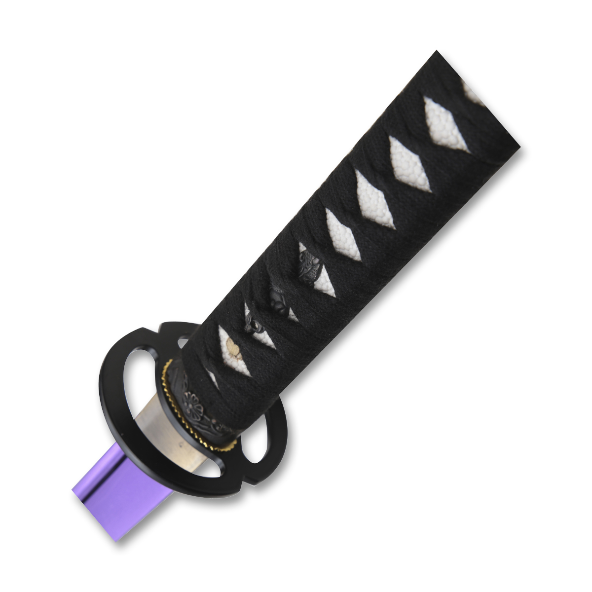 Hand Forged 40" Carbon Steel Purple Katana NTKON17PP View 11