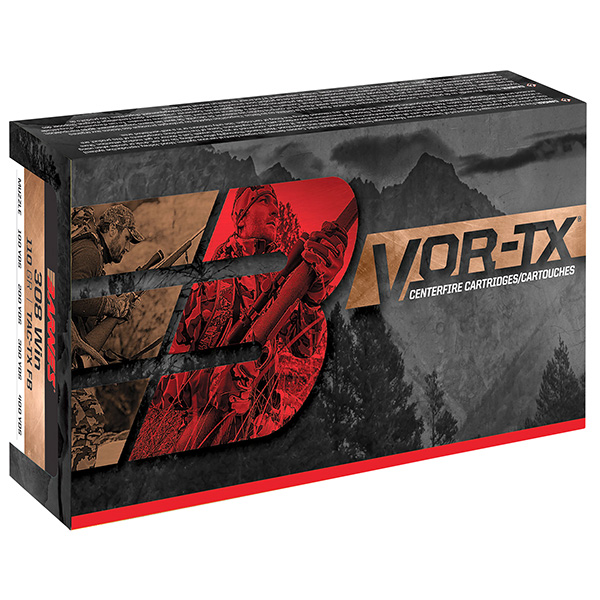 Barnes BulletsVOR-TX 308 Winchester Rifle Ammunition 20 Rounds Brass Centerfire 150 Grain Tipped TTSX Boat Tail BB308W1 View 1
