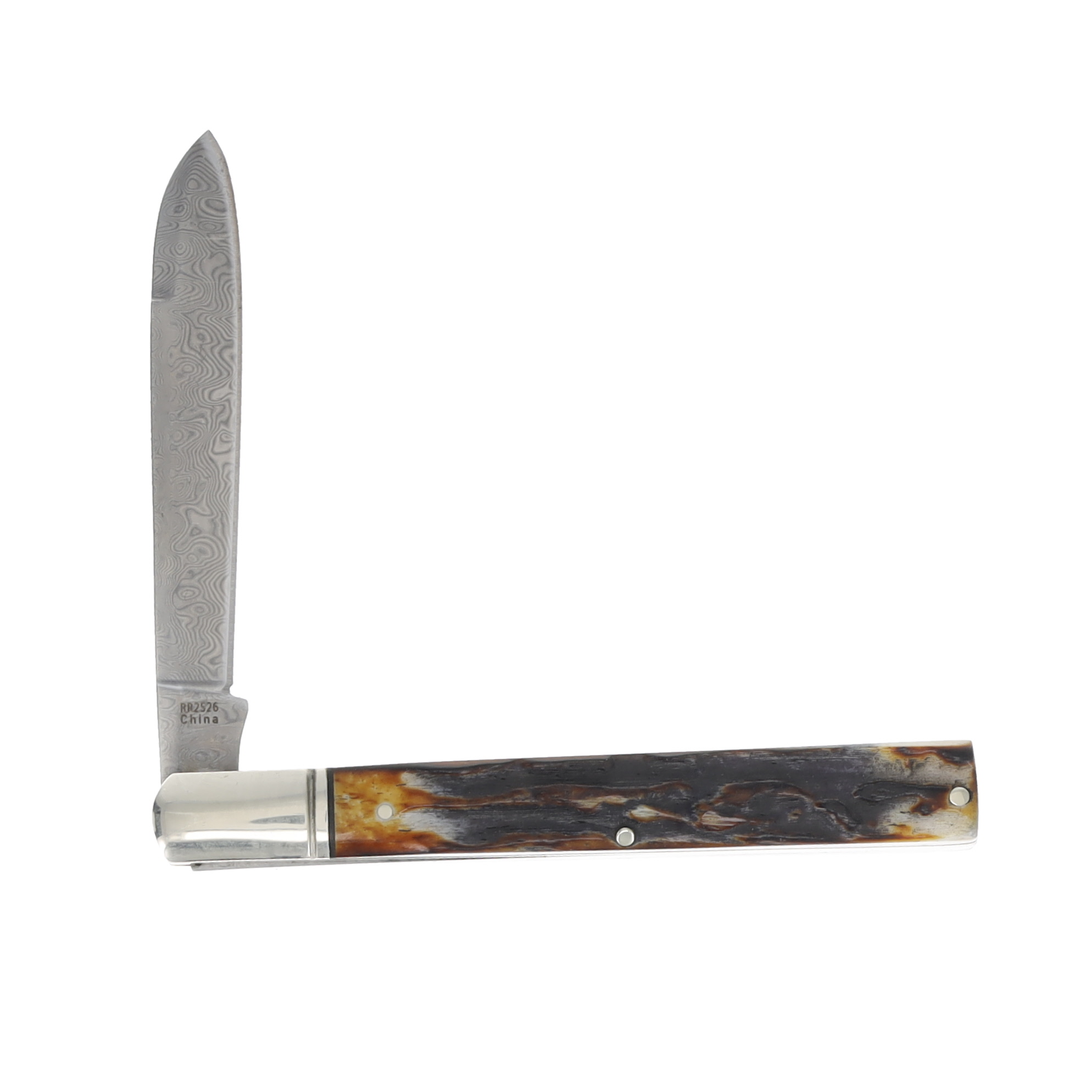 Rough Rider Cinnamon Bone Damascus Doctor's Knife RR2526 View 4