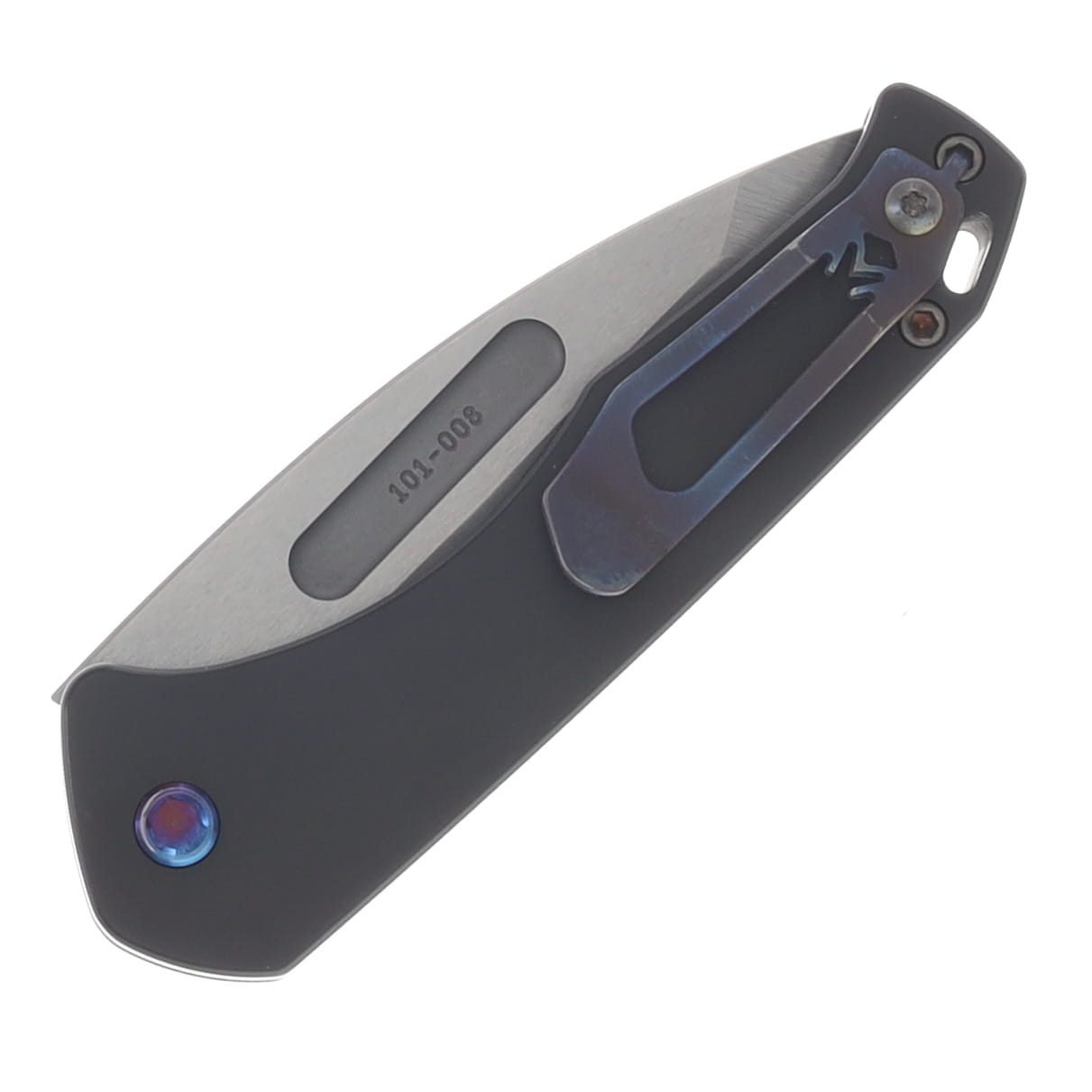 Medford Swift Auto 2021 Blade Show Tumbled Tanto Flamed Hardware MK206STT42AB View 4