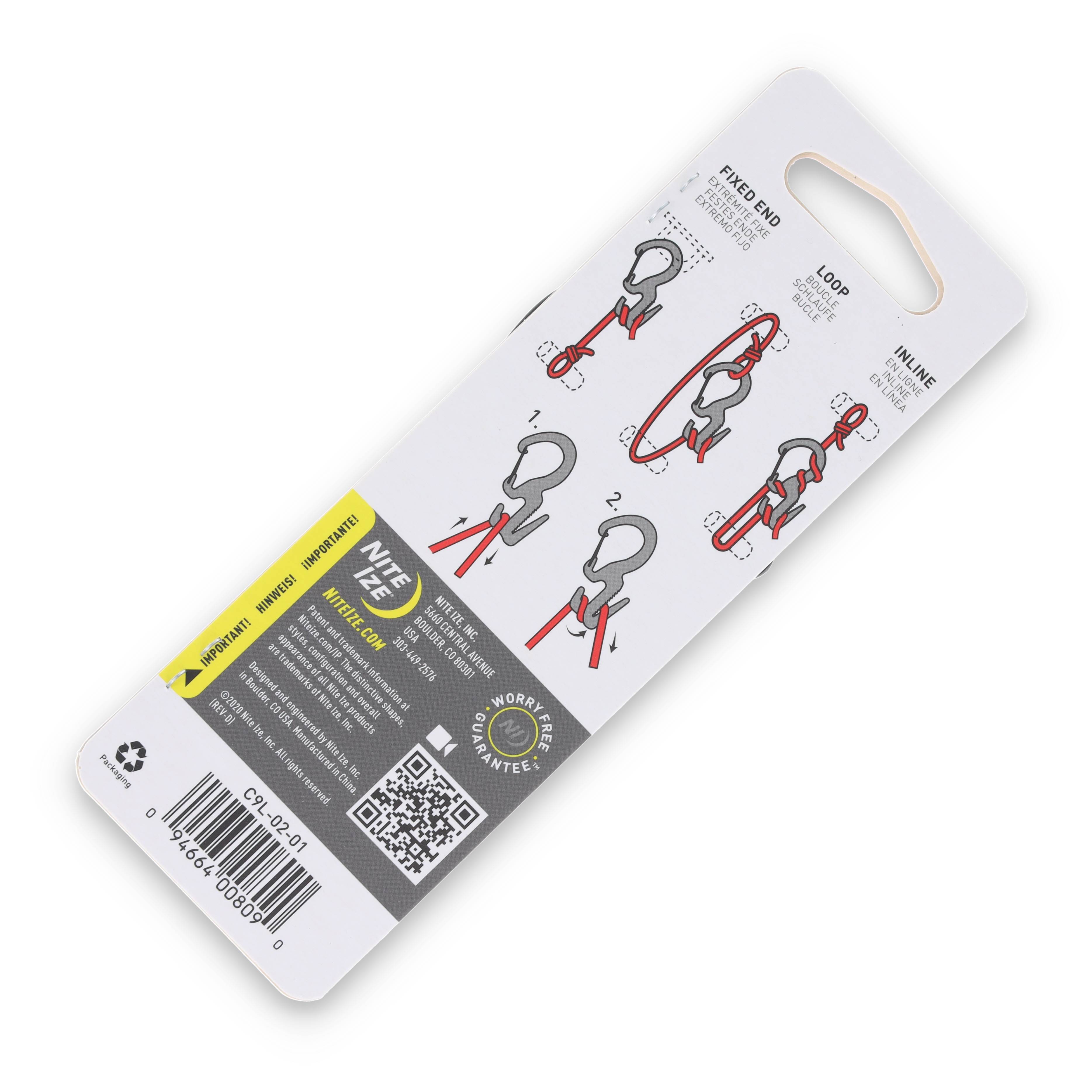 Nite Ize Figure 9 Carabiner Large Black NI00809 View 4