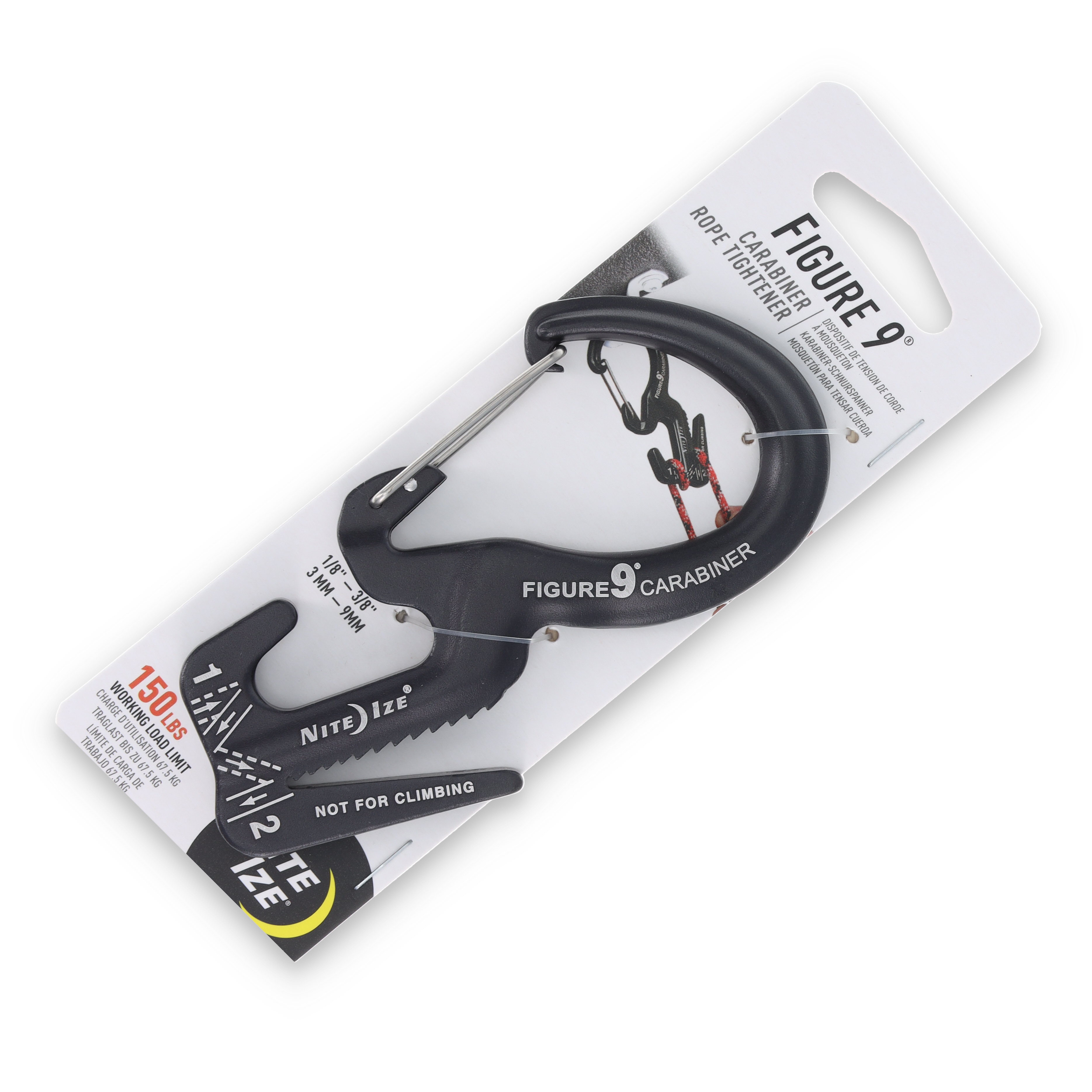 Nite Ize Figure 9 Carabiner Large Black NI00809 View 3