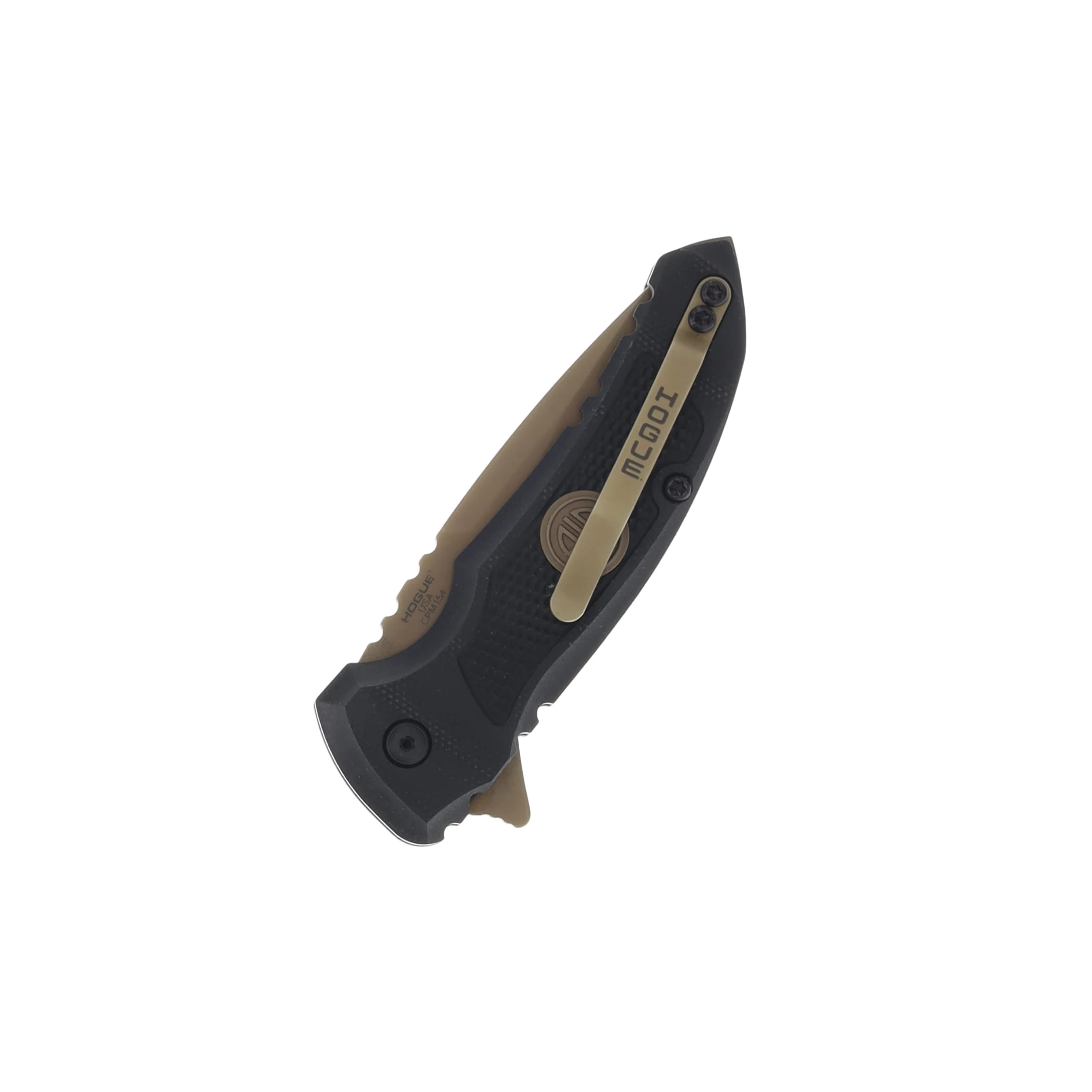 Hogue SIG X1-MicroFlip Emperor Scorpion 2.75 Inch Plain FDE Drop Point HG16170 View 2