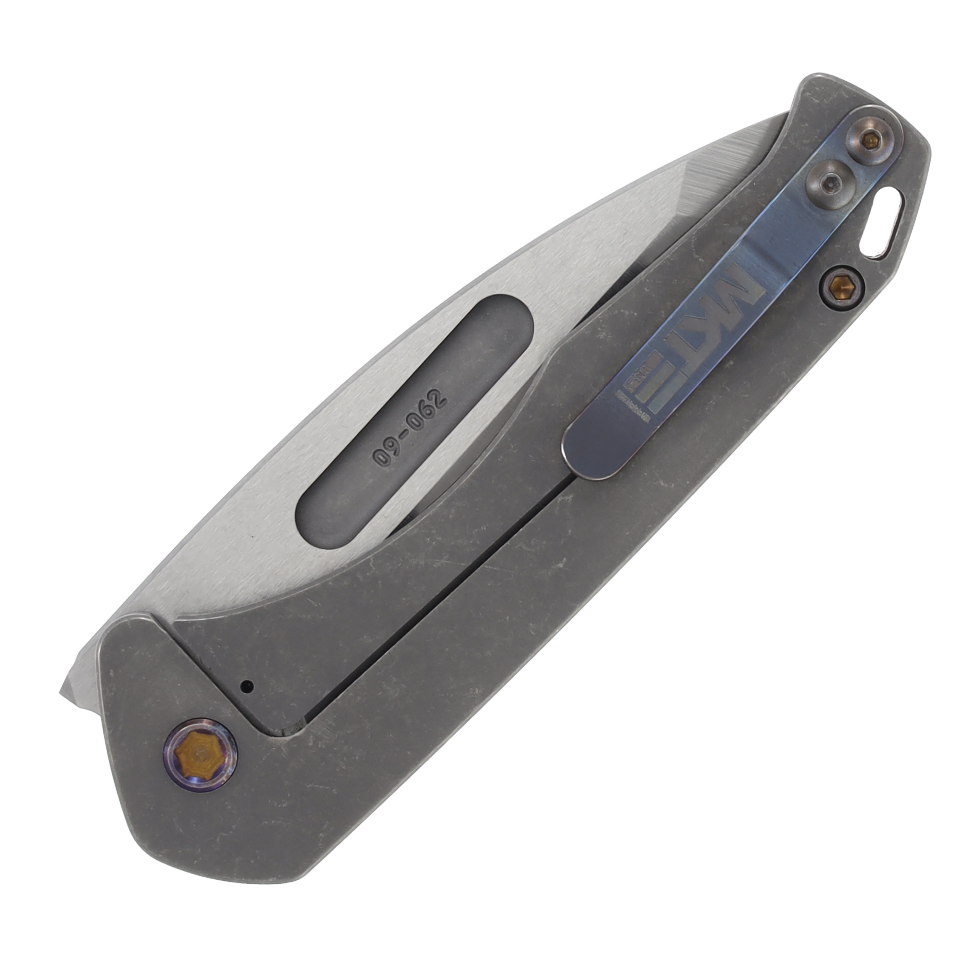 Medford Praetorian Swift OTS Knife Red - 3.31in Stonewashed Tanto Plain MKF206STT41 View 4