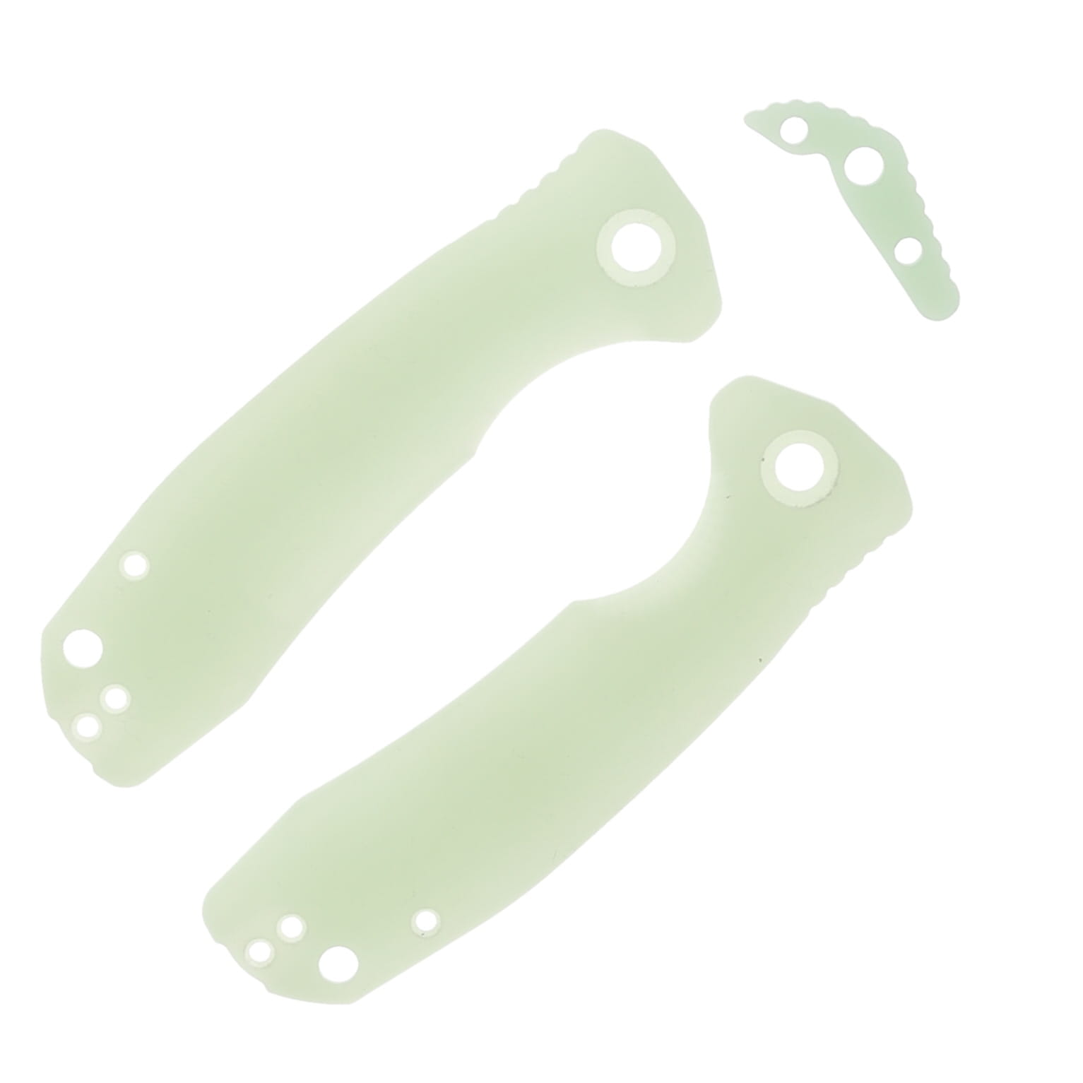 Honey Badger Medium Jade G-10 Handle Set with Backspacer HB4036 View 1