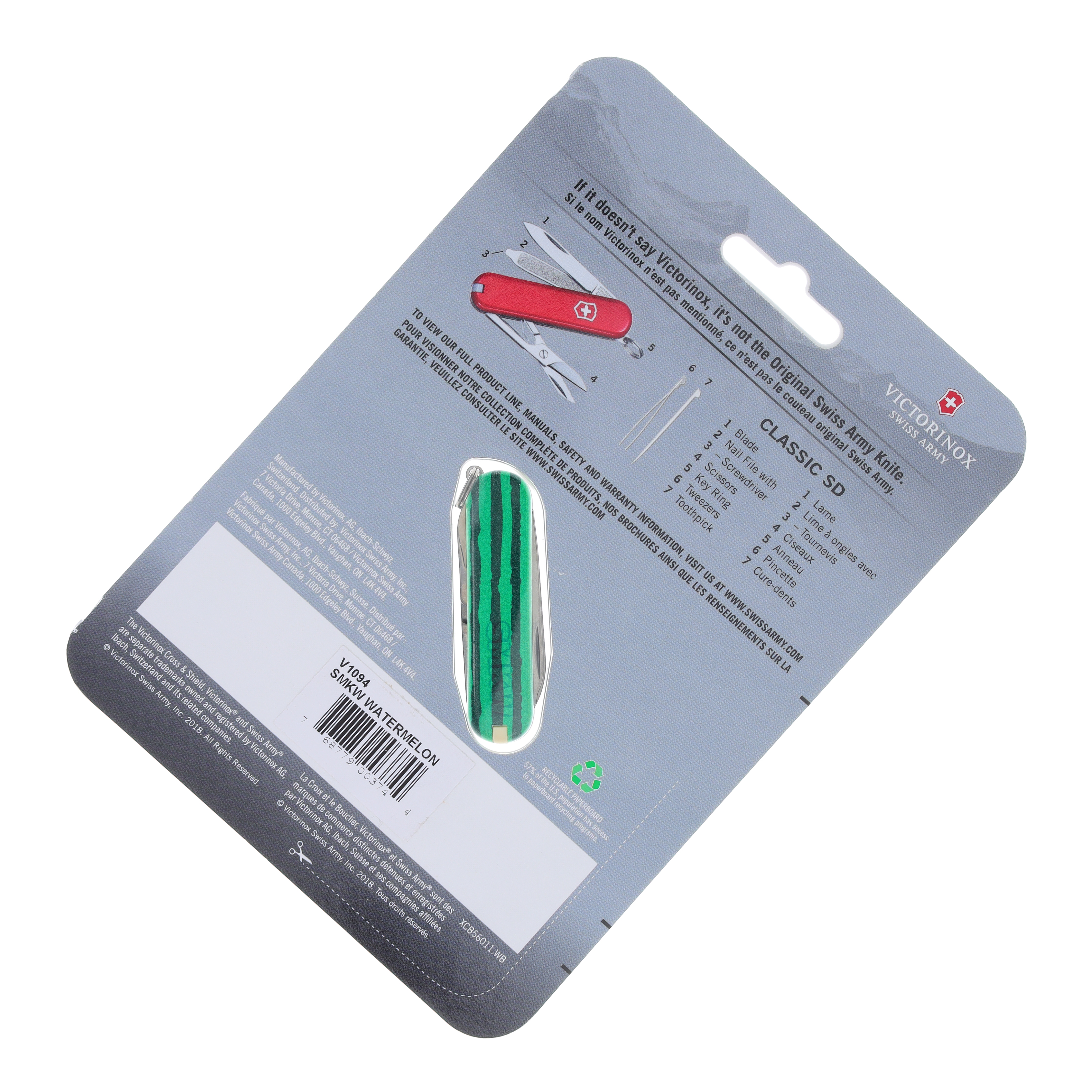 Victorinox SMKW Exclusive Classic SD Swiss Army Knife Watermelon V1094 View 8