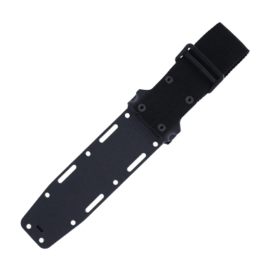 KA-BAR Fighting Fixed Blade Knife 7in Black Part Serrated Clip Point View 5
