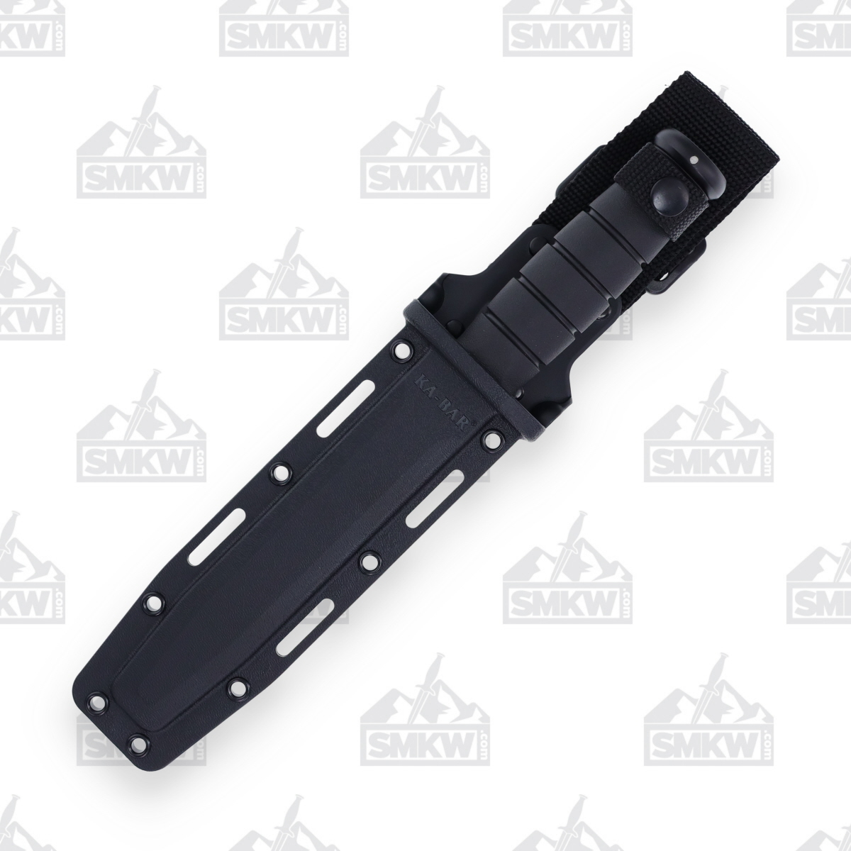 KA-BAR Fighting Fixed Blade Knife 7in Black Part Serrated Clip Point KA1214 View 4