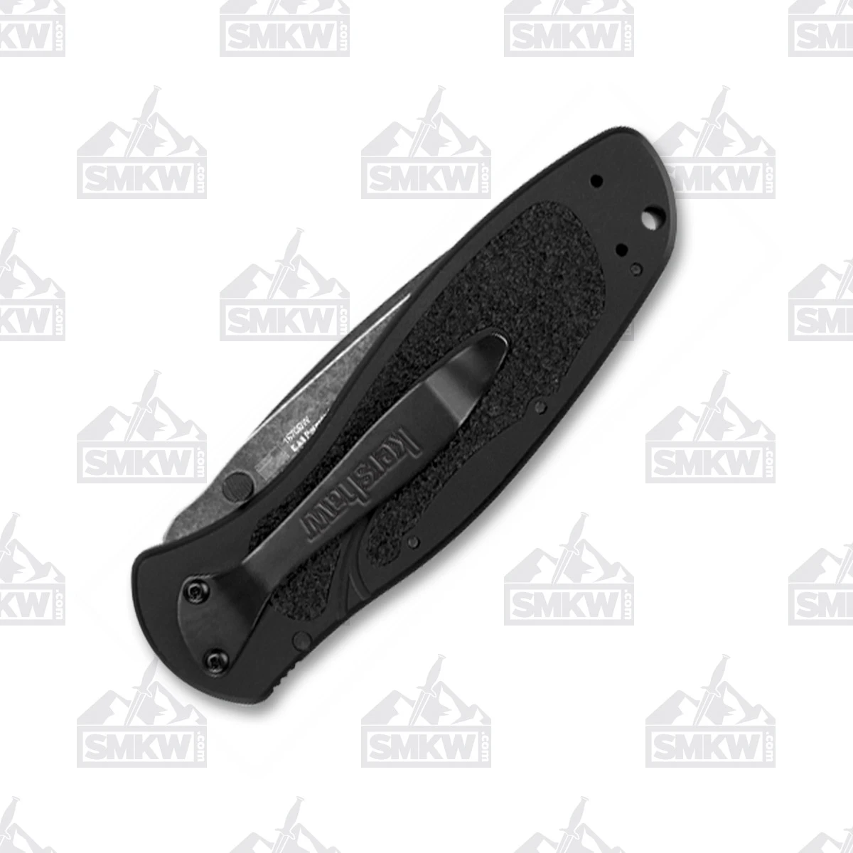 Kershaw 1670BW Blur Folding Knife 3.4in Blackwash Drop Point Blade KS1670BW View 2
