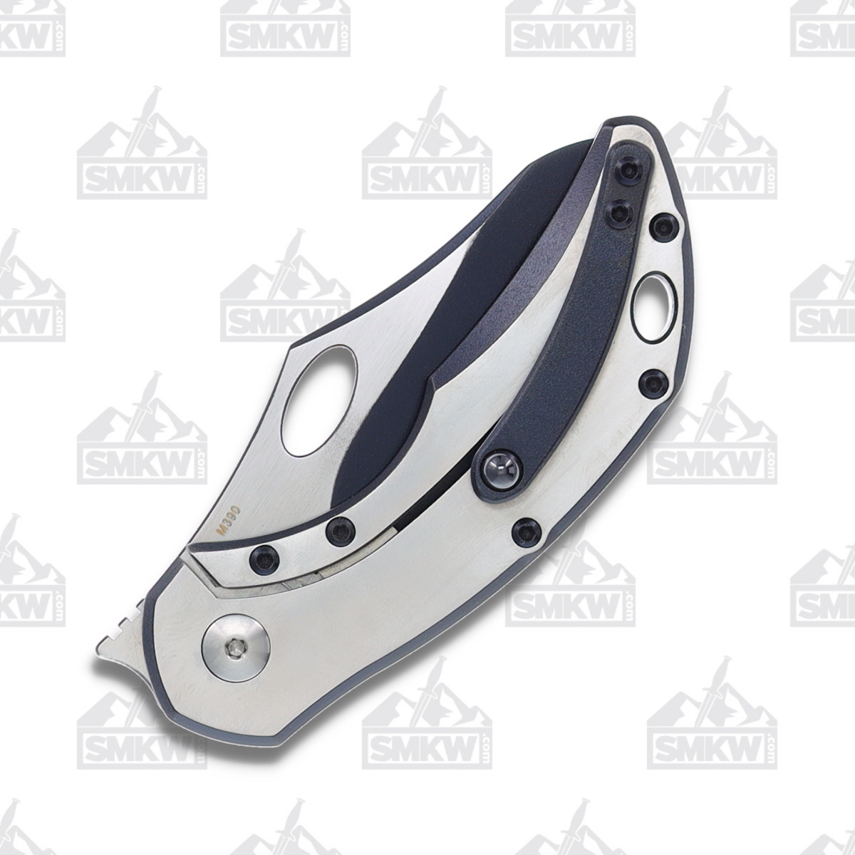 Olamic Busker Semper Folding Knife 2.37in Plain Edge Titanium B645S B645S View 6