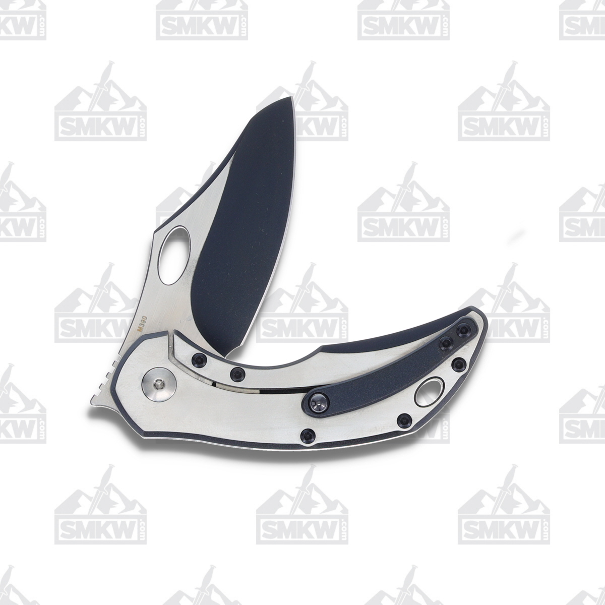 Olamic Busker Semper Folding Knife 2.37in Plain Edge Titanium B645S B645S View 4
