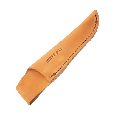 Bear & Son Large Pro Skinner Fixed Blade Knife Stag Damascus View 9