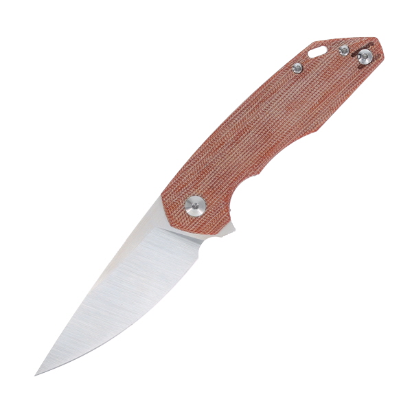 GiantMouse ACE Corta Natural 3.1 Inch Plain Satin Drop Point GMACECORTANT View 1