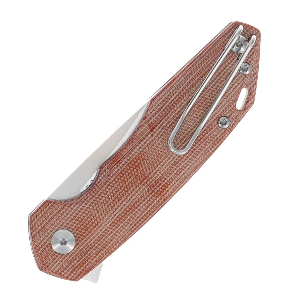 GiantMouse ACE Corta Natural 3.1 Inch Plain Satin Drop Point GMACECORTANT View 6