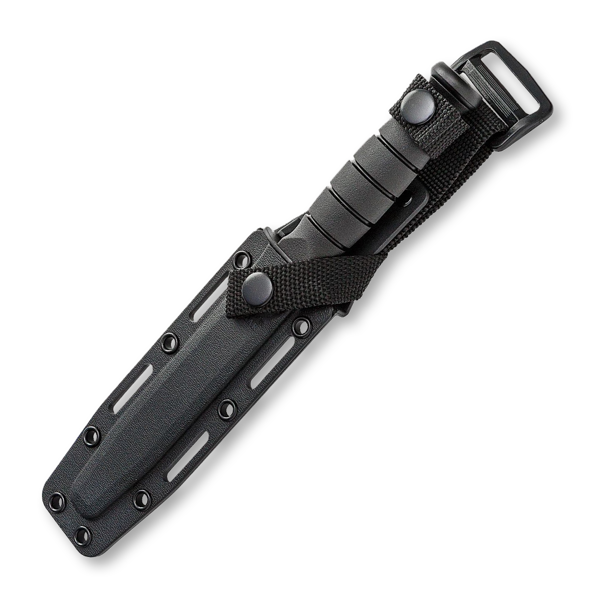 KABAR Short Fighting Knife 5.25in Black Plain Clip Point Fixed Blade KA1258 View 4
