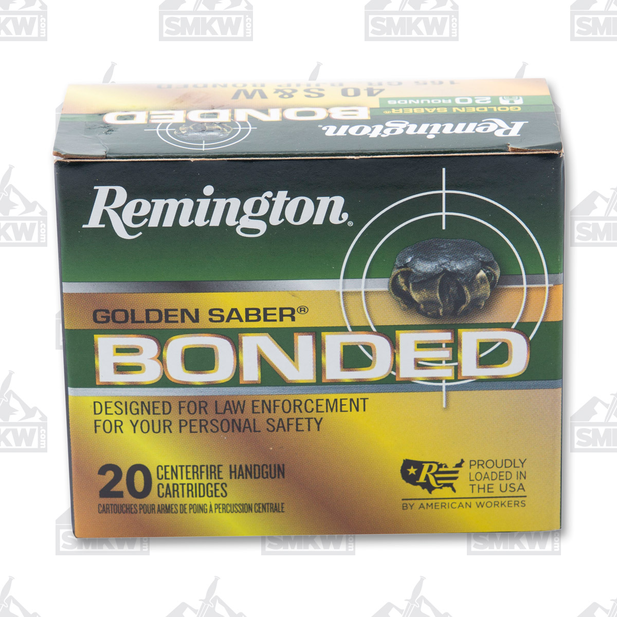 Remington Golden Saber 40 S&W Ammunition 165 Grain BJHP 20rd GSB40SWAB View 2