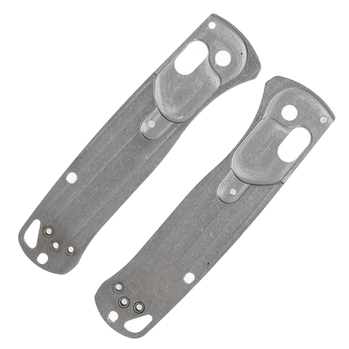 SMKW Custom Benchmade Mini Bugout Scales Titanium View 2