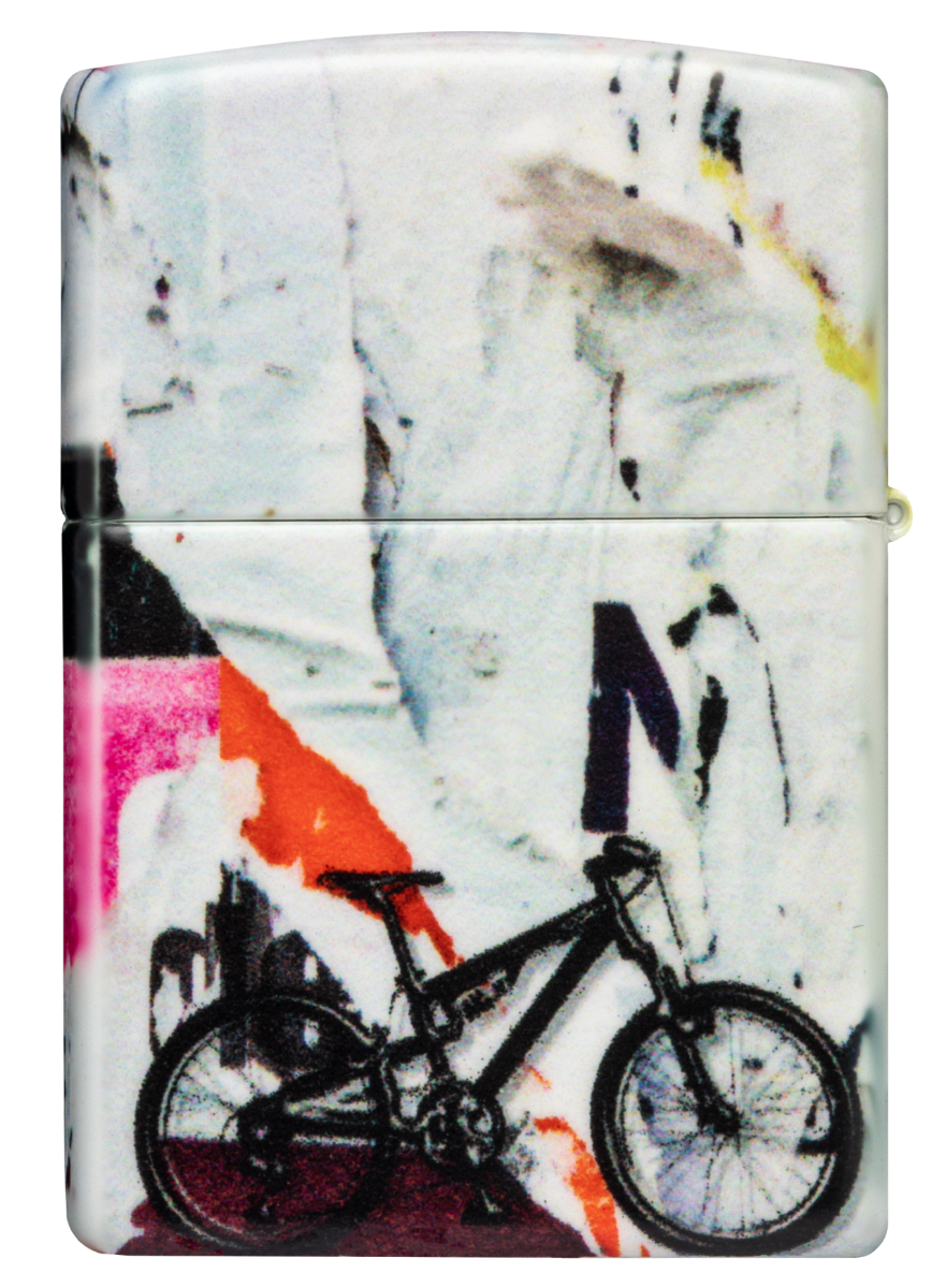 Zippo Lighter Pop Art Design 540 White Matte ZP48215 View 1