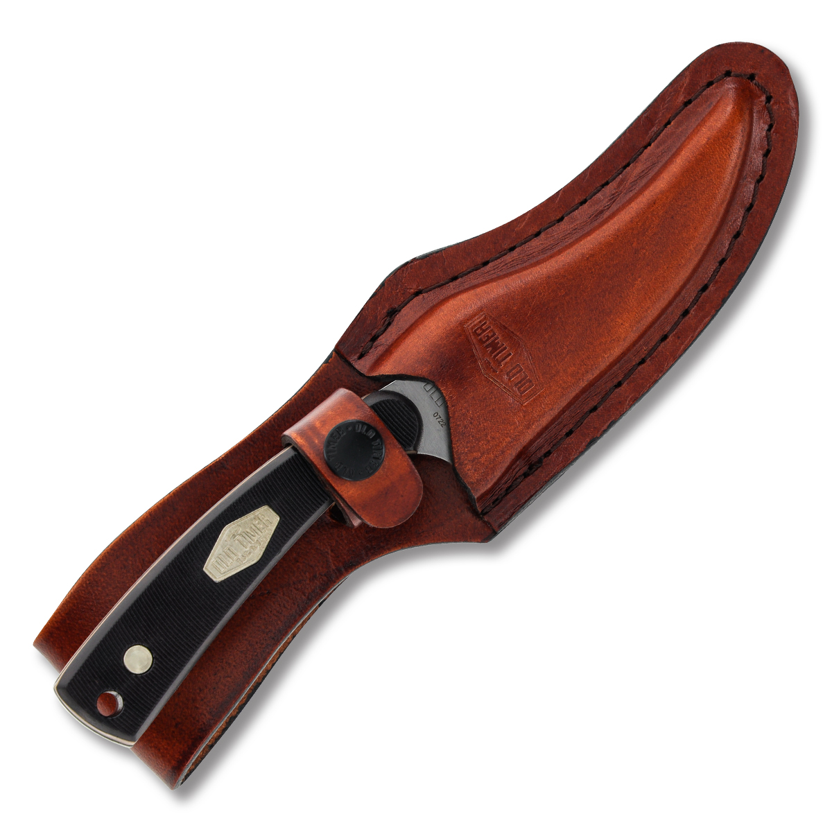 Old Timer Brown Sawcut Sharpfinger Fixed Blade Knife SCT152 View 2
